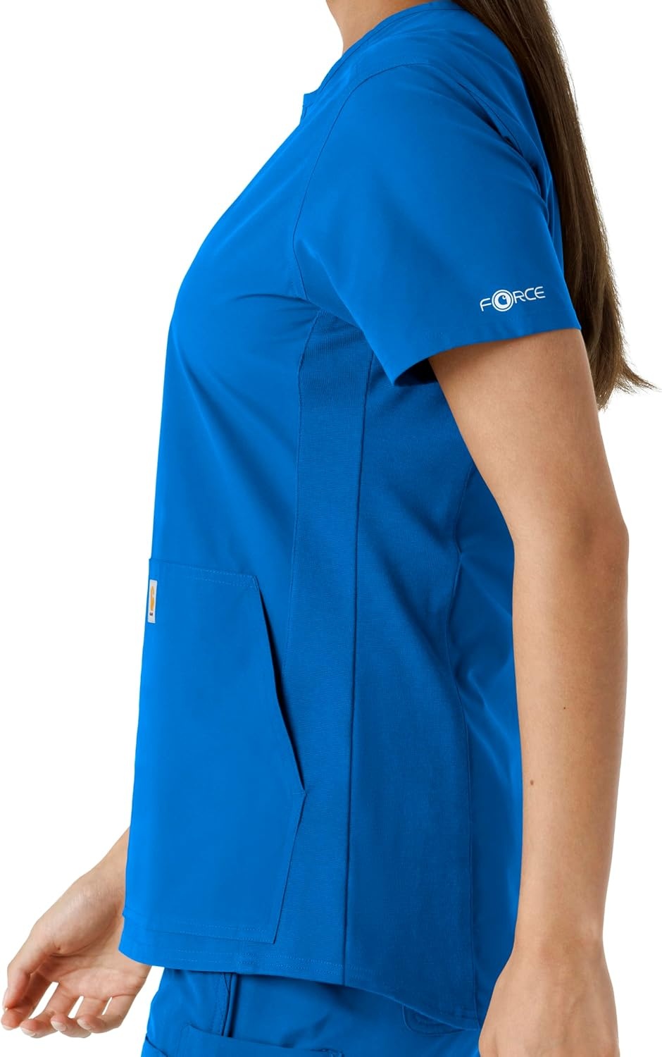 image:imageCarhartt Scrubs C12413 Womens Force Essentials Modern Fit Notch NeckRoyal