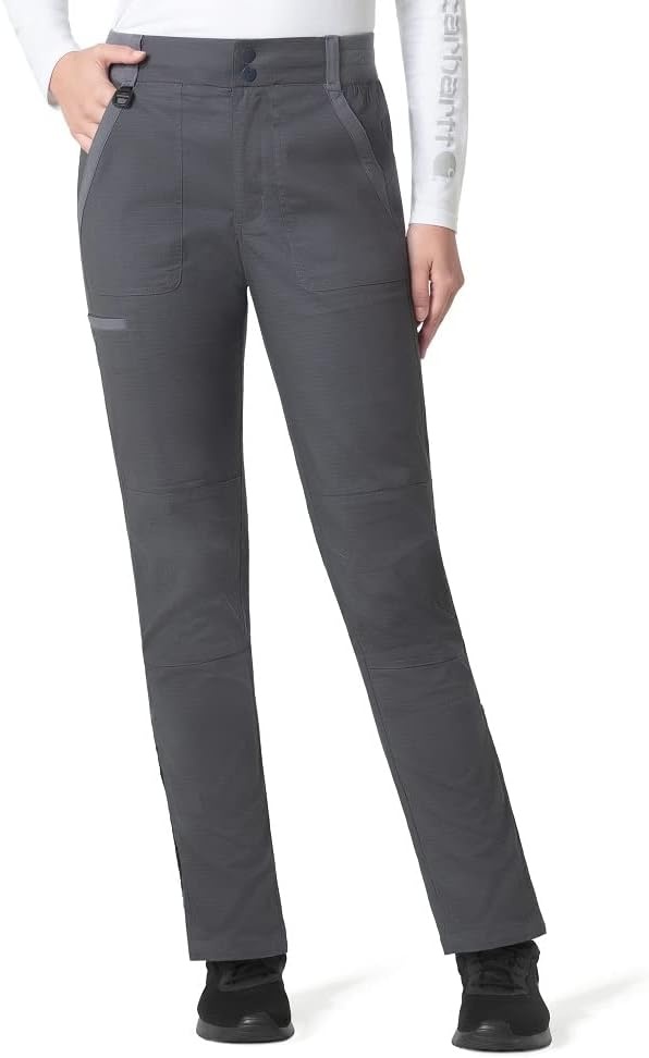 image:imageCarhartt Scrubs C51118 Womens Rugged Flex Modern Fit Ripstop UtilityDark Pewter