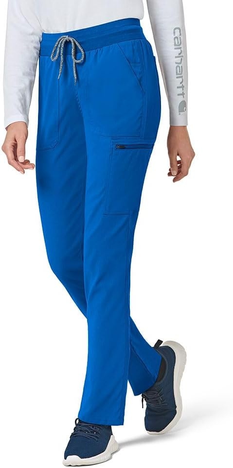 image:imageCarhartt Scrubs C52237 Womens Rugged Flex Modern Fit Slim Leg PantRoyal