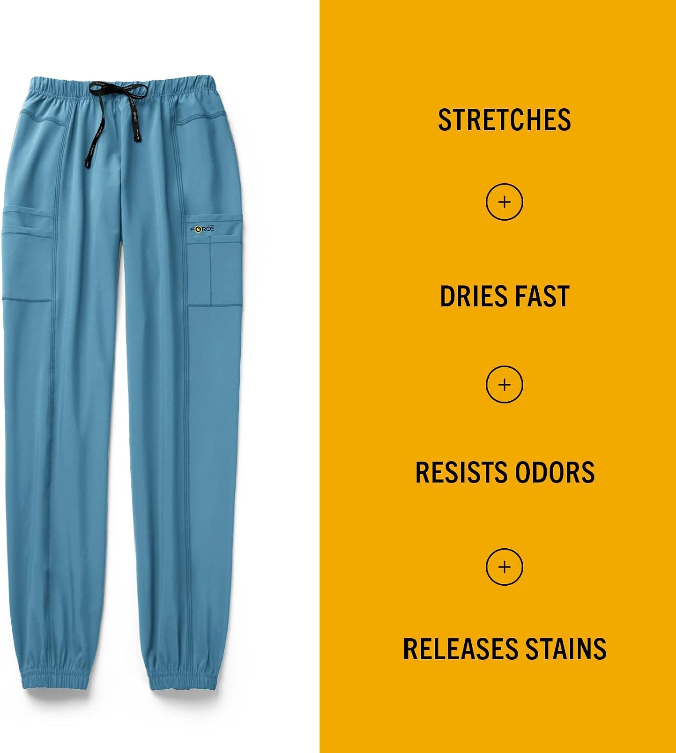 image:imageCarhartt Scrubs C52610 Womens Force Modern Fit Jogger PantAzure Blue