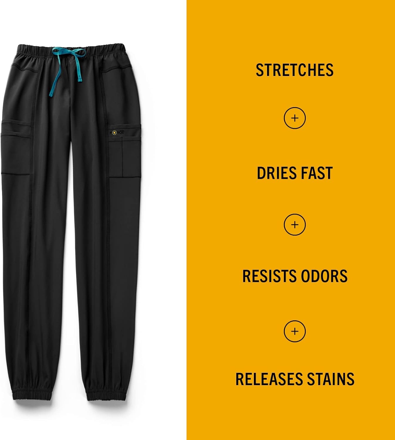 image:imageCarhartt Scrubs C52610 Womens Force Modern Fit Jogger PantBlack