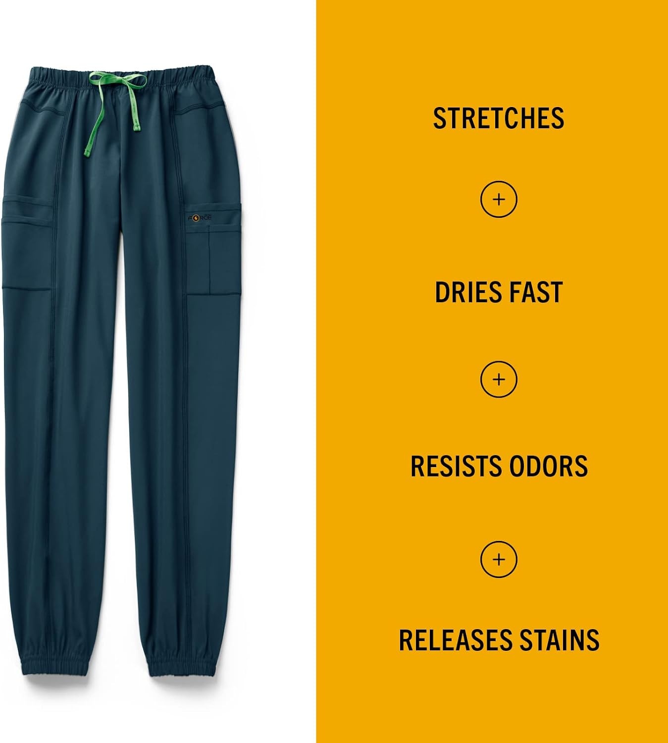 image:imageCarhartt Scrubs C52610 Womens Force Modern Fit Jogger PantNavy