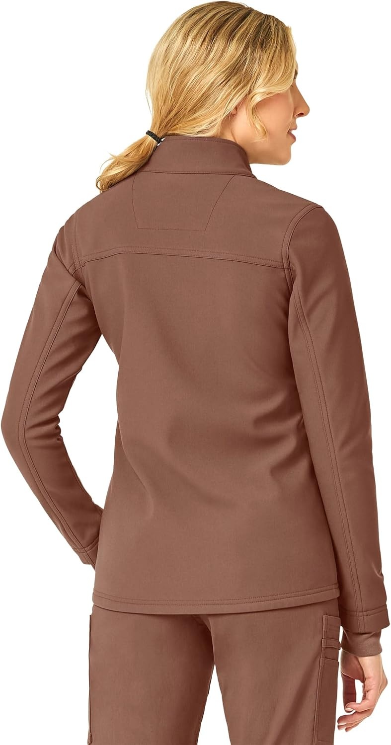 image:imageCarhartt Scrubs C81023 Womens Rugged Flex Modern Fit Bonded Fleece JaNutmeg