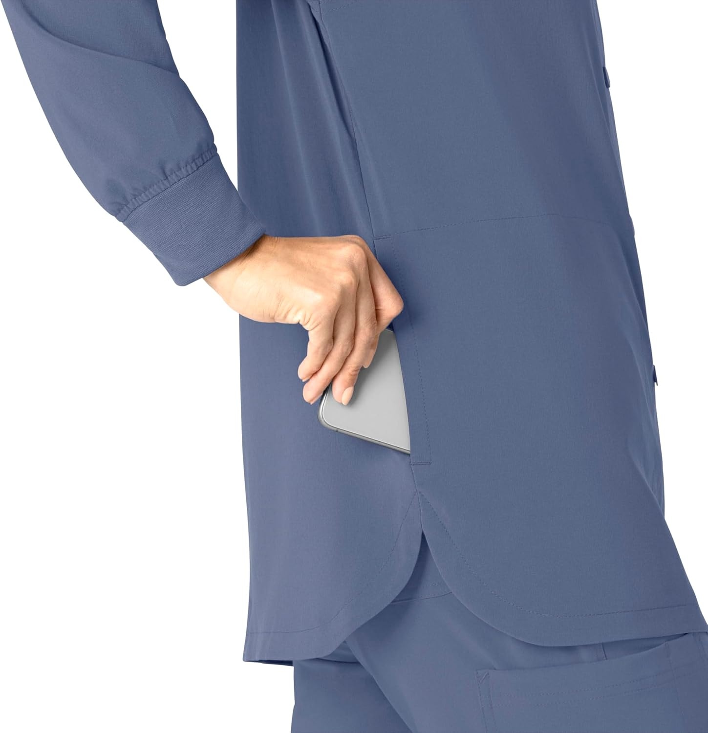 image:imageCarhartt Scrubs C81023 Womens Rugged Flex Modern Fit Bonded Fleece JaRiverside