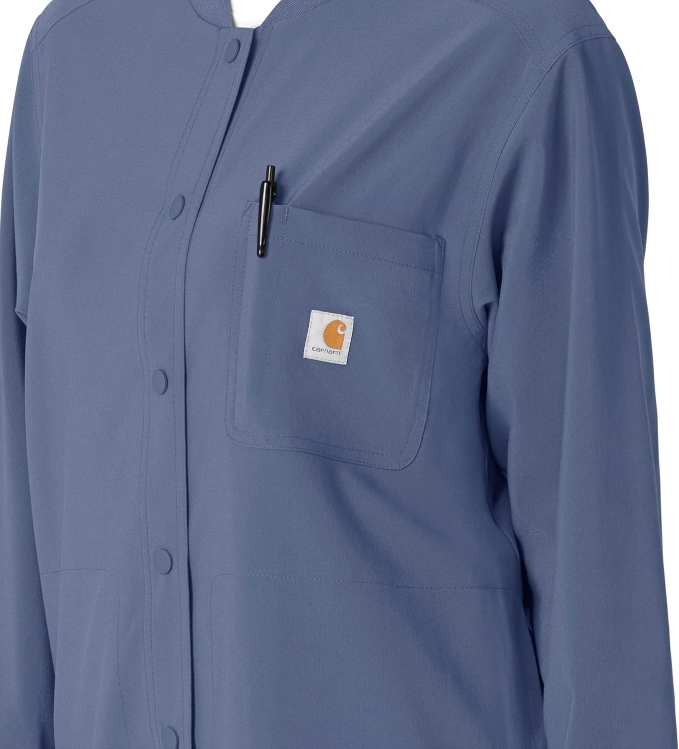 image:imageCarhartt Scrubs C81023 Womens Rugged Flex Modern Fit Bonded Fleece JaRiverside