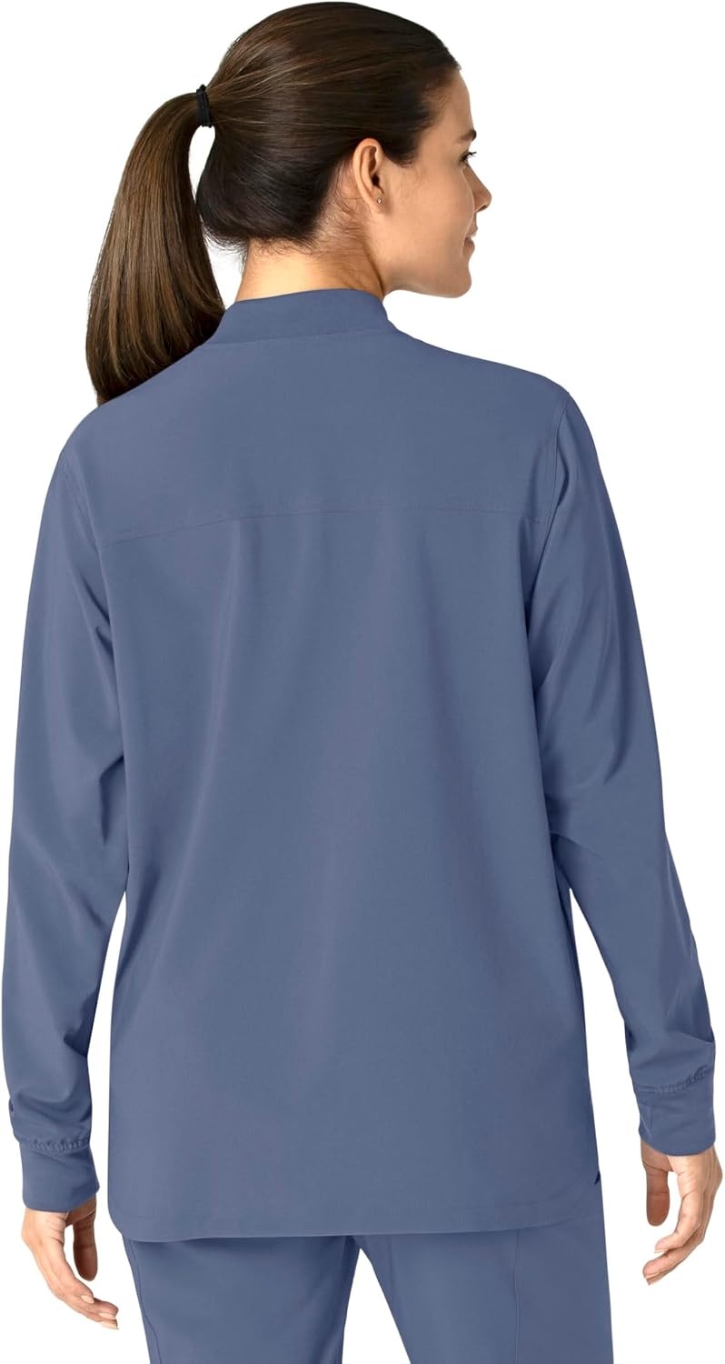 image:imageCarhartt Scrubs C81023 Womens Rugged Flex Modern Fit Bonded Fleece JaRiverside