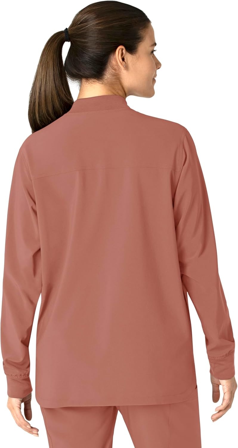 image:imageCarhartt Scrubs C81023 Womens Rugged Flex Modern Fit Bonded Fleece JaWildrose