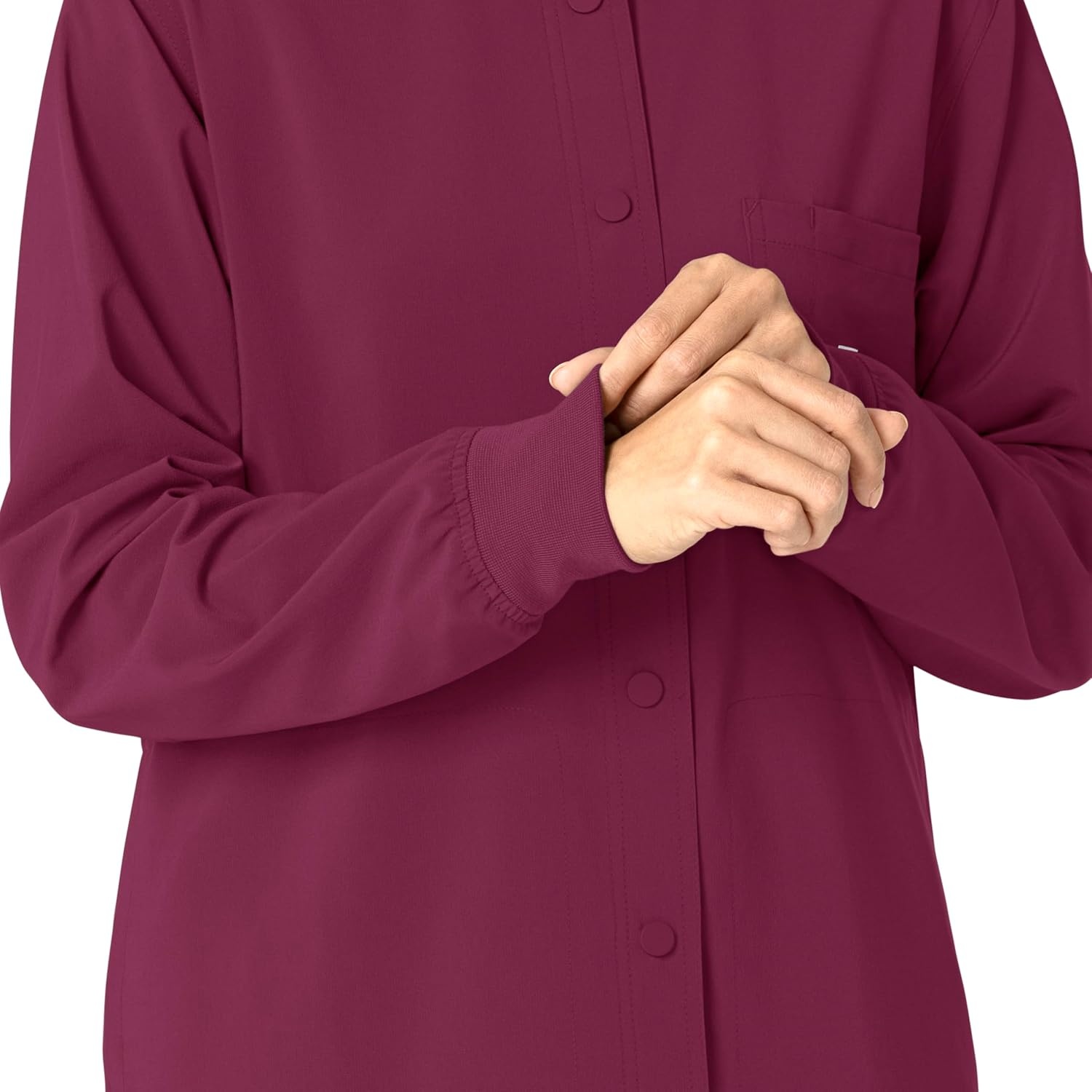 image:imageCarhartt Scrubs C81023 Womens Rugged Flex Modern Fit Bonded Fleece JaWine
