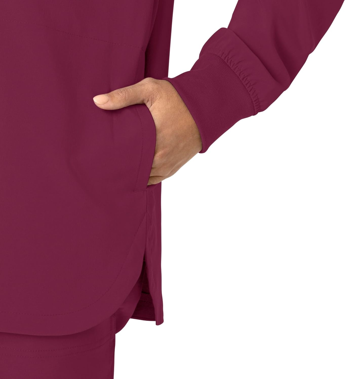 image:imageCarhartt Scrubs C81023 Womens Rugged Flex Modern Fit Bonded Fleece JaWine
