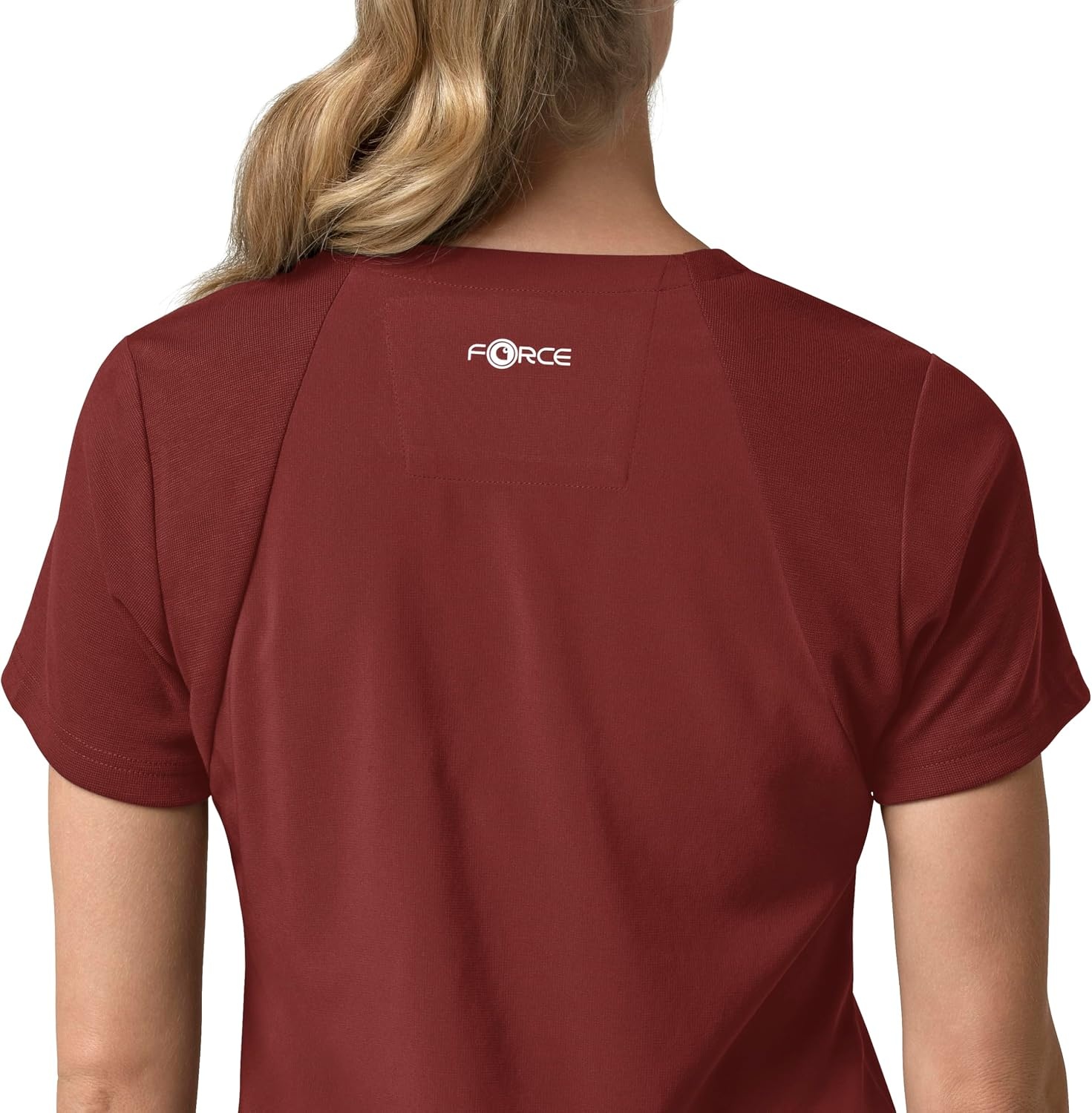 image:imageCarhartt Scrubs for Women Force CrossFlex Panel VNeck Tops with 3 PocketsAmber Terrain