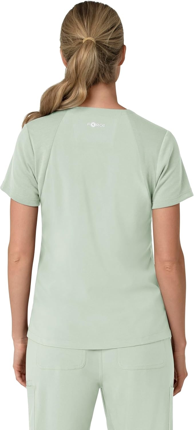 image:imageCarhartt Scrubs for Women Force CrossFlex Panel VNeck Tops with 3 PocketsBig Sky