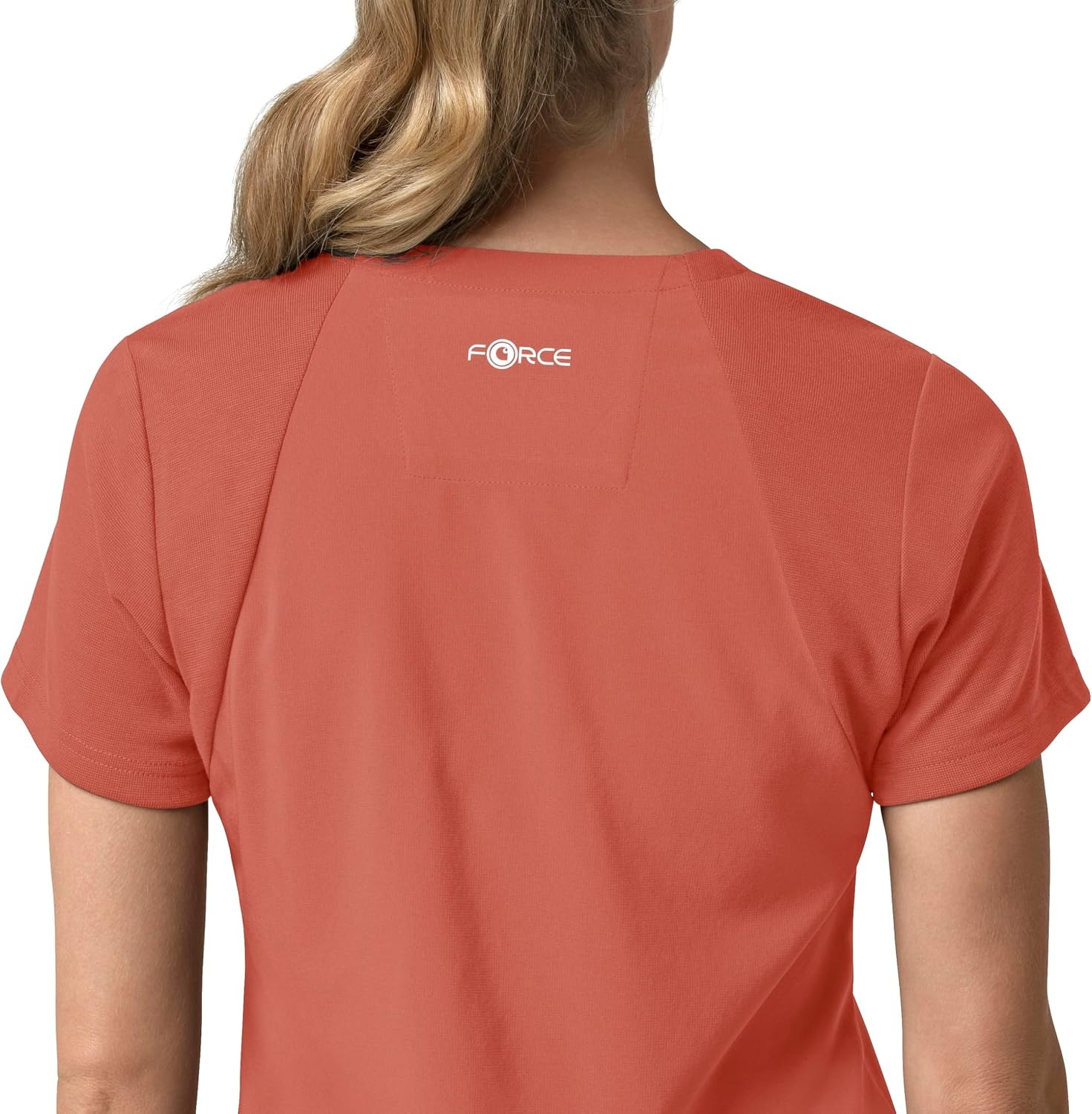 image:imageCarhartt Scrubs for Women Force CrossFlex Panel VNeck Tops with 3 PocketsDusty Cedar