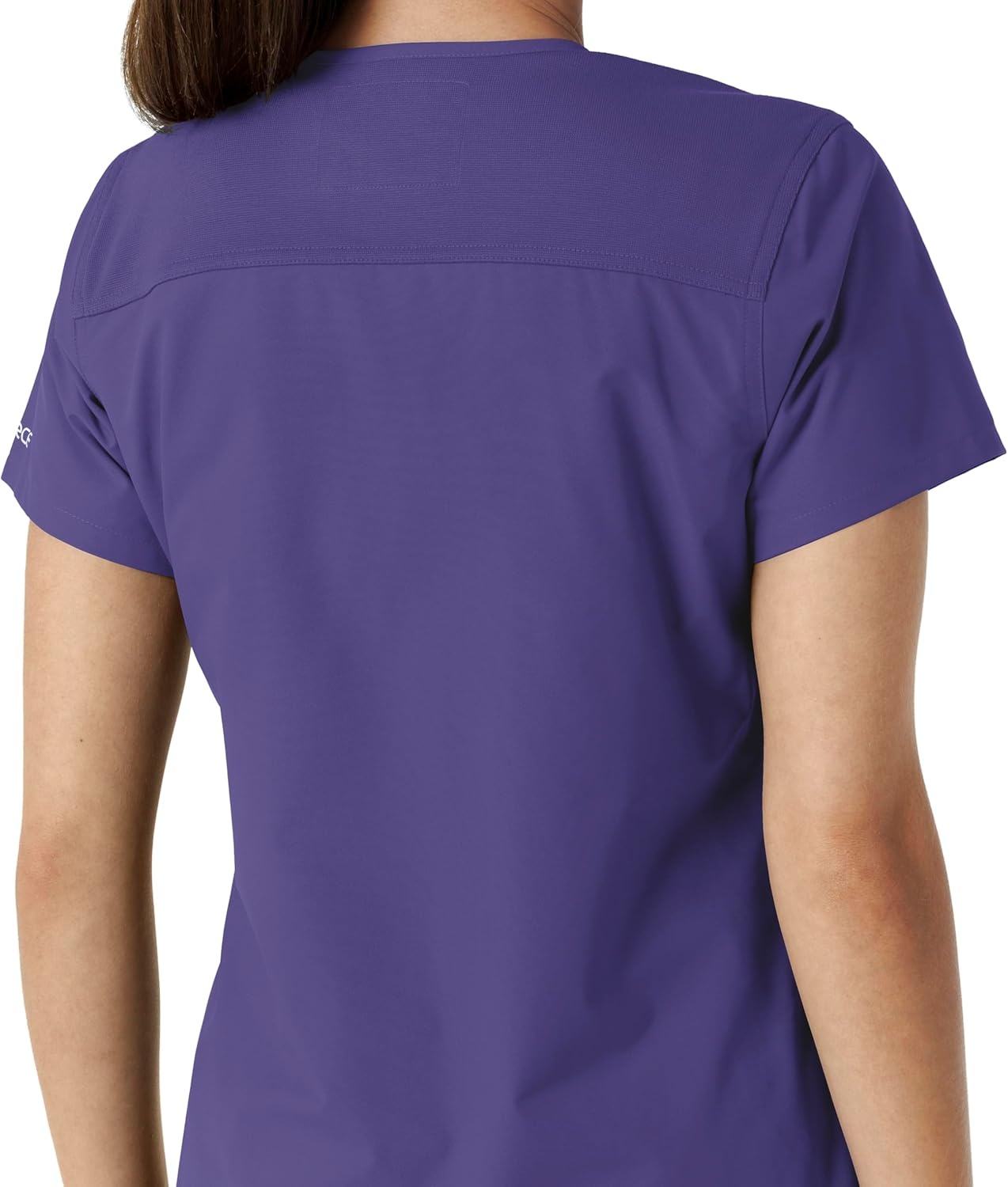 image:imageCarhartt Scrubs for Women Force CrossFlex Panel VNeck Tops with 3 PocketsGrape