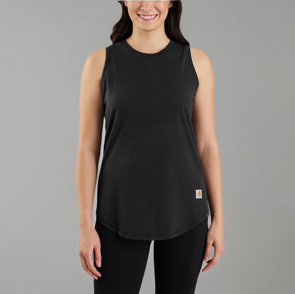 image:imageCarhartt Womens 105414 Womens Force Relaxed Fit TankBlack