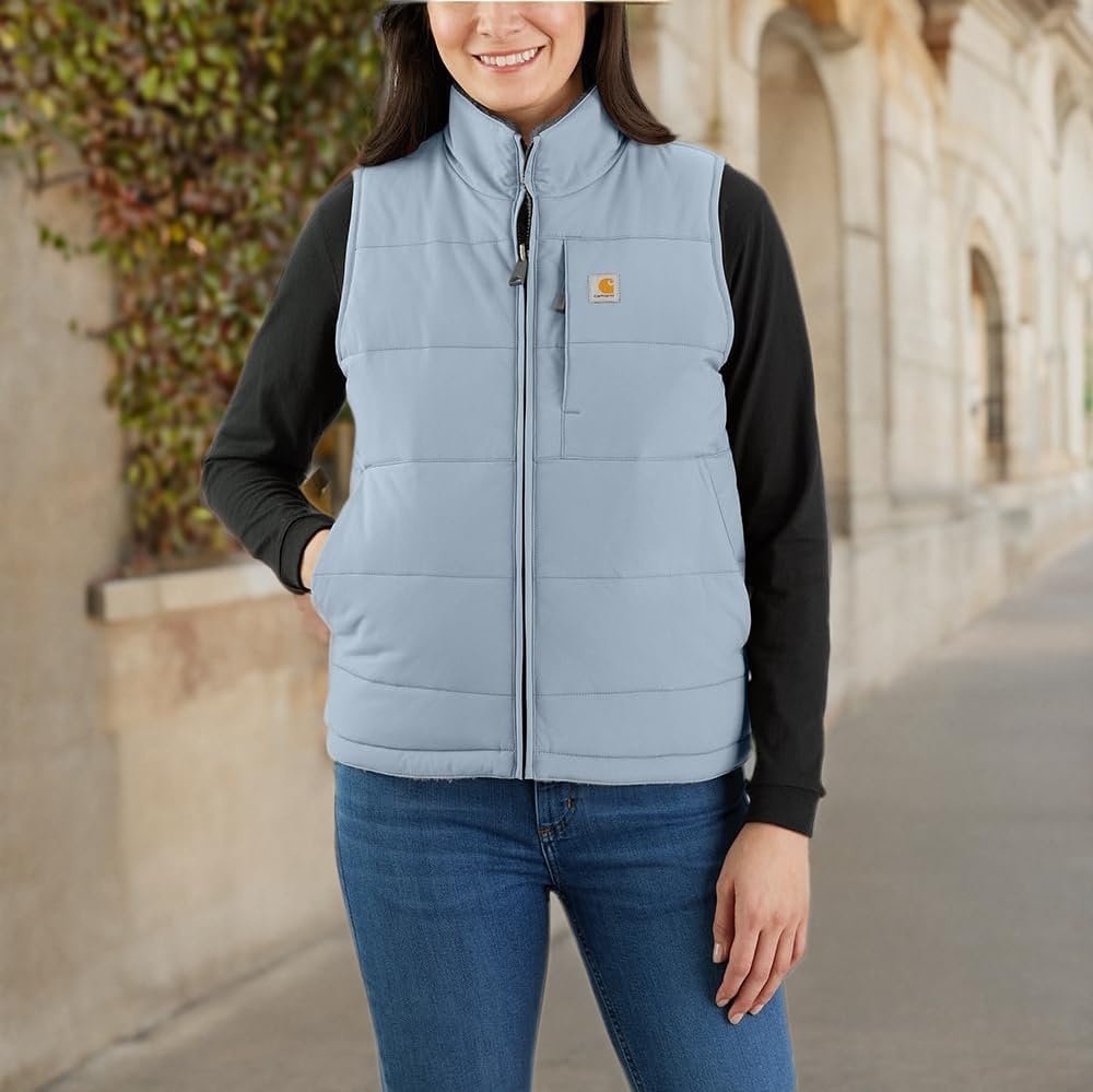 image:imageCarhartt Womens 105607 Womens Montana Reversible Relaxed Fit Insulated VestNeptune