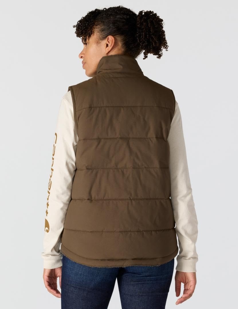 image:imageCarhartt Womens 105607 Womens Montana Reversible Relaxed Fit Insulated VestTarmac