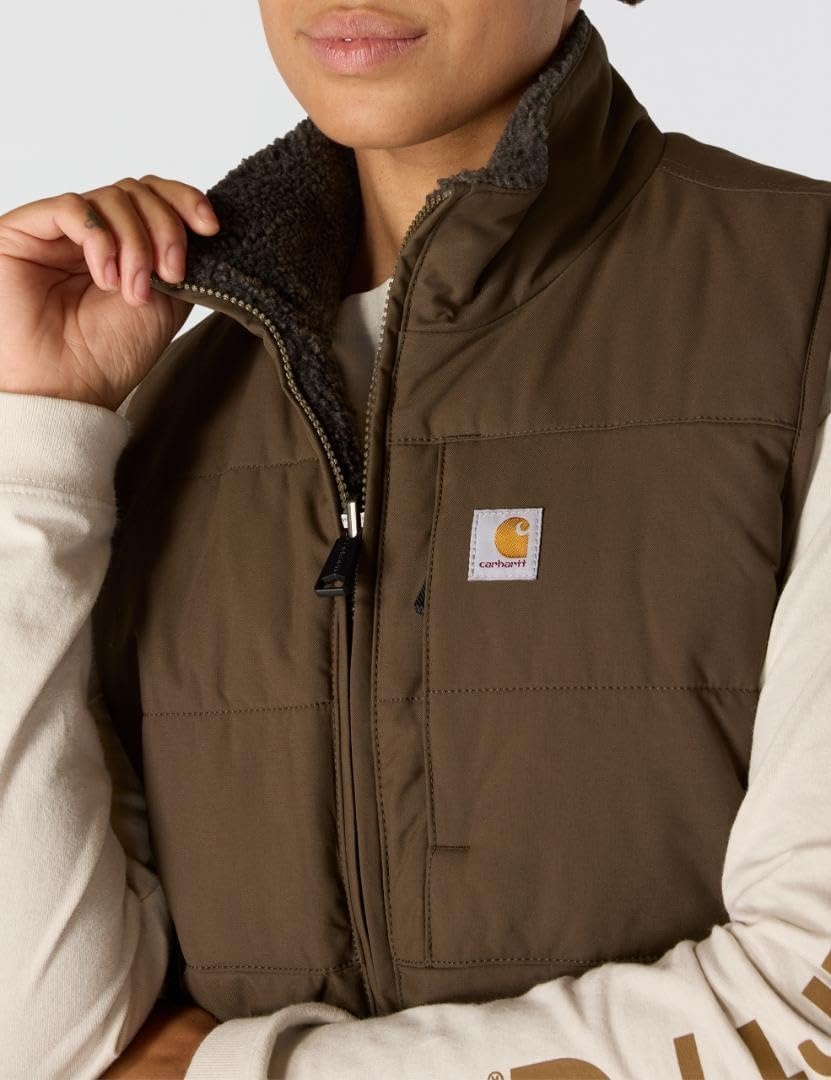image:imageCarhartt Womens 105607 Womens Montana Reversible Relaxed Fit Insulated VestTarmac