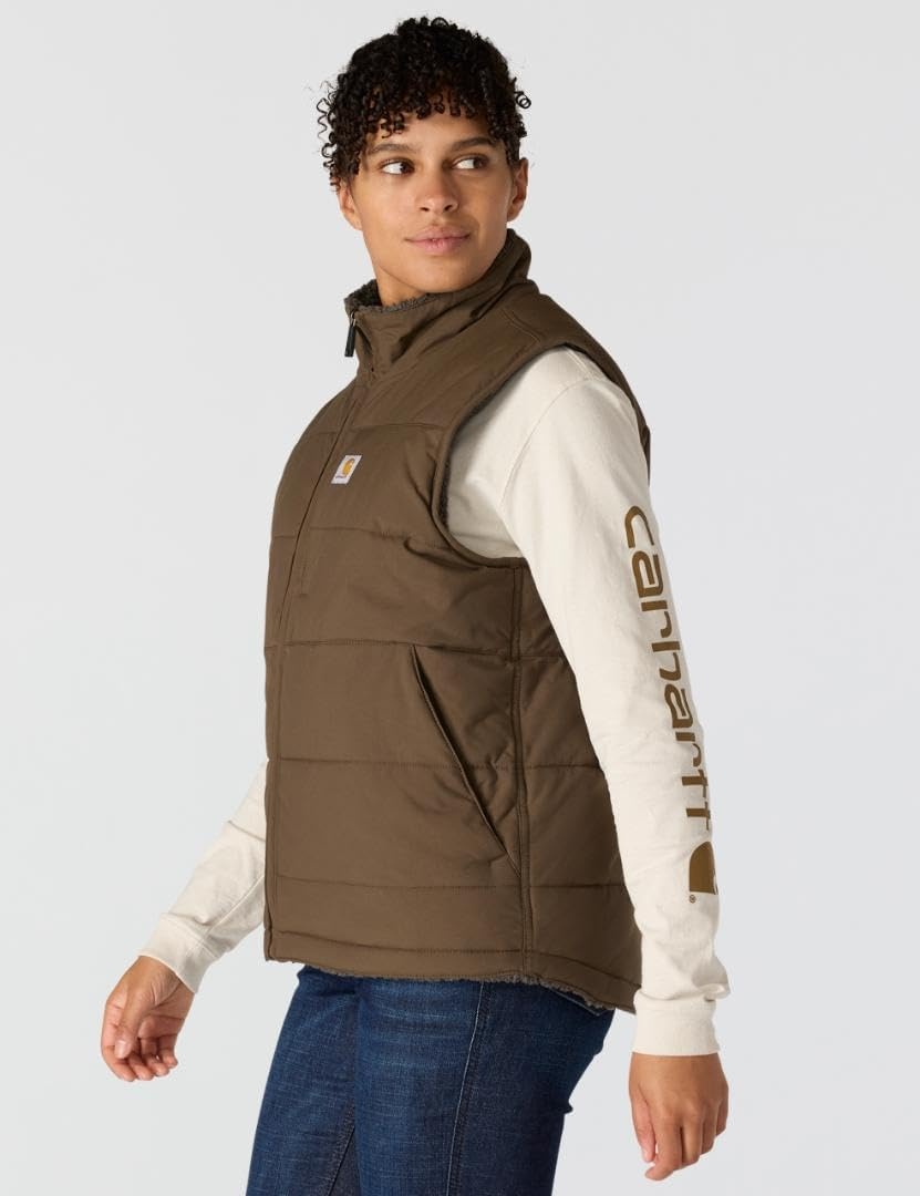 image:imageCarhartt Womens 105607 Womens Montana Reversible Relaxed Fit Insulated VestTarmac