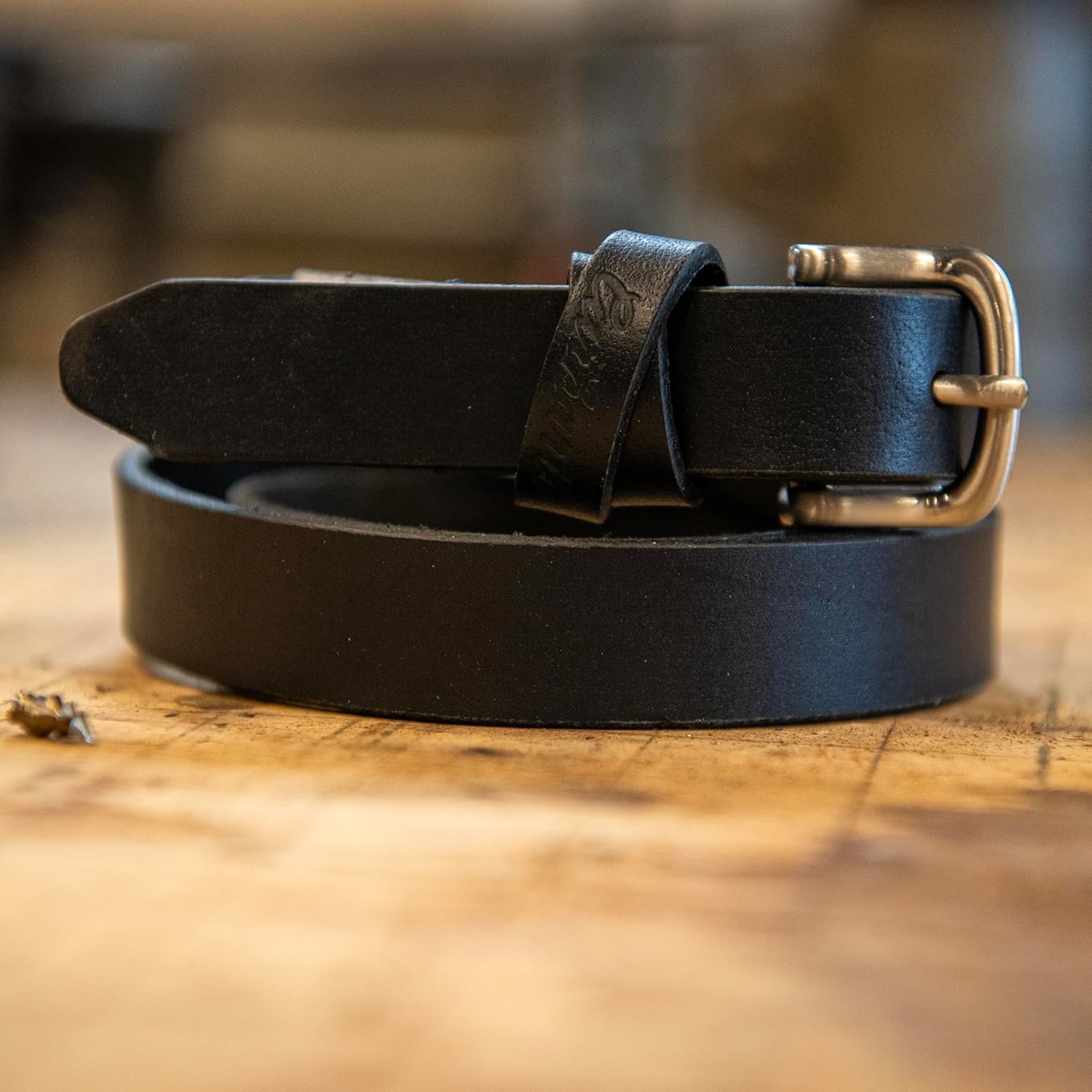 image:imageCarhartt Womens Casual Rugged Belts Available in Multiple Styles Colors amp SizesBridle Leather Thin Brown