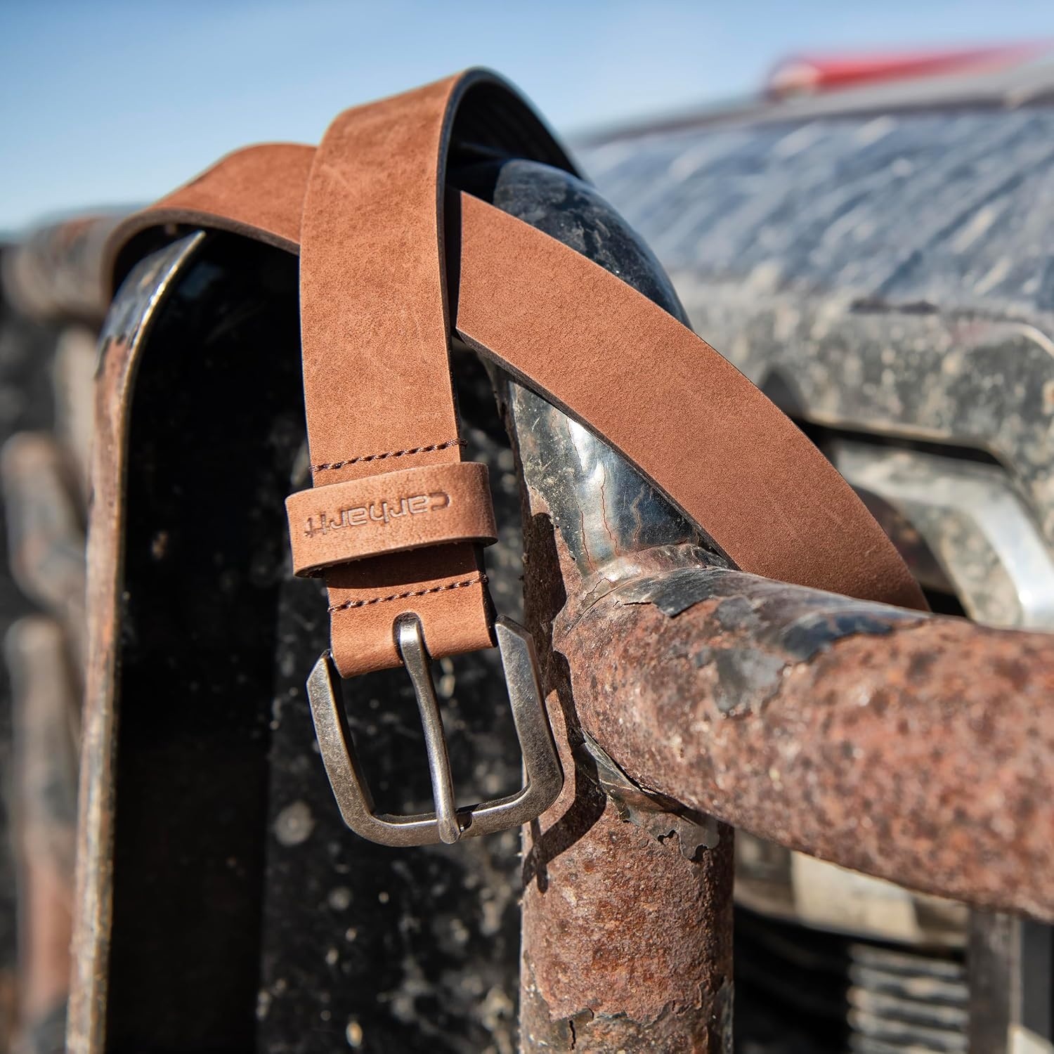 image:imageCarhartt Womens Casual Rugged Belts Available in Multiple Styles Colors amp SizesSaddle Leather Belt Black