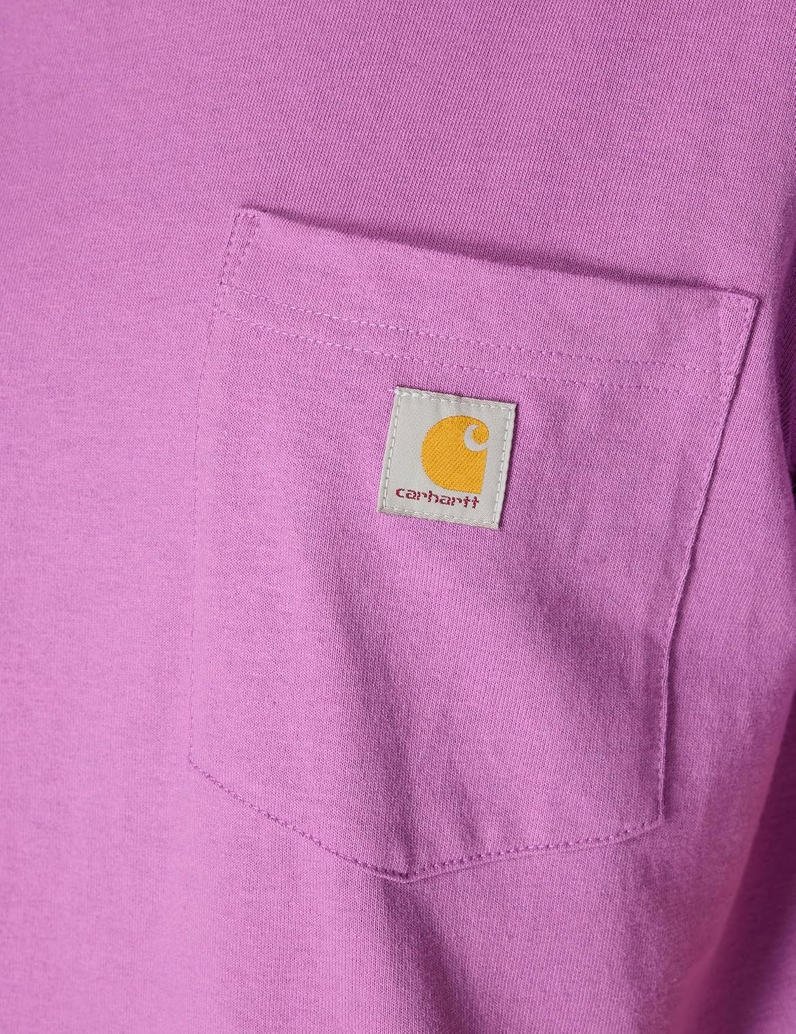 image:imageCarhartt Womens Iconic WK87 Pocket TShirt CloseoutCherry Bloom