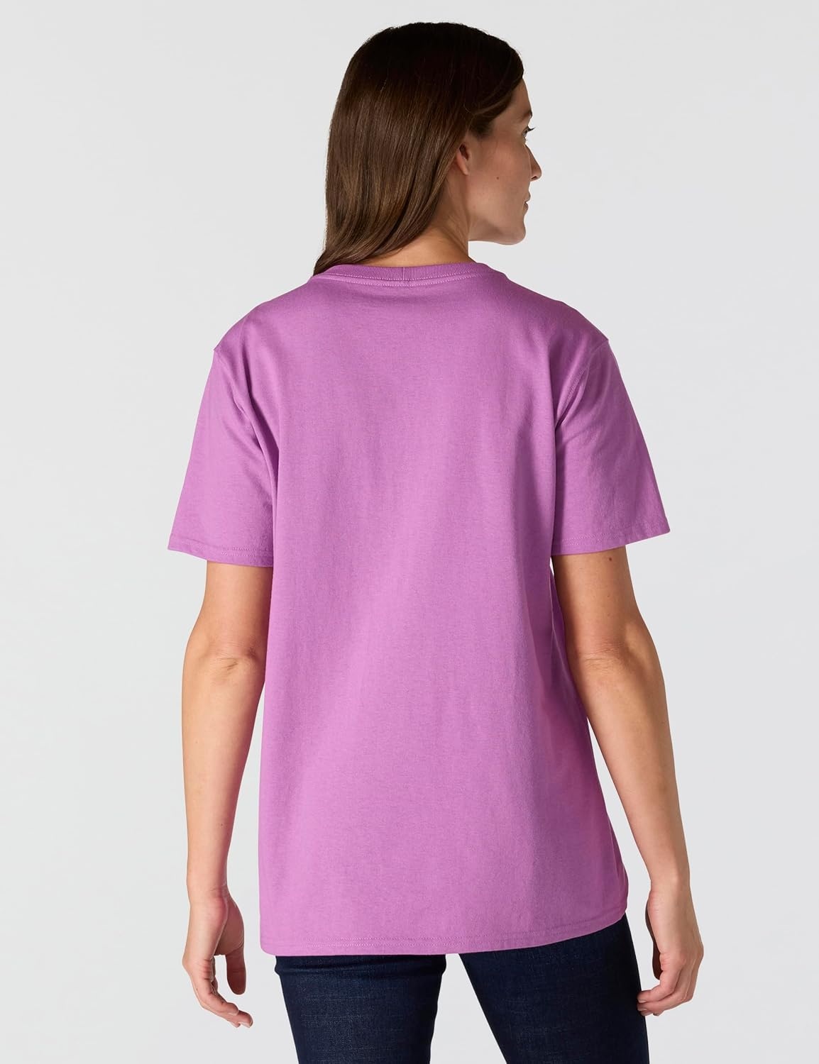 image:imageCarhartt Womens Iconic WK87 Pocket TShirt CloseoutCherry Bloom
