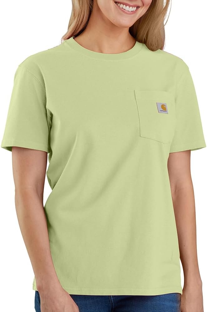 image:imageCarhartt Womens Iconic WK87 Pocket TShirt CloseoutEarly Spring