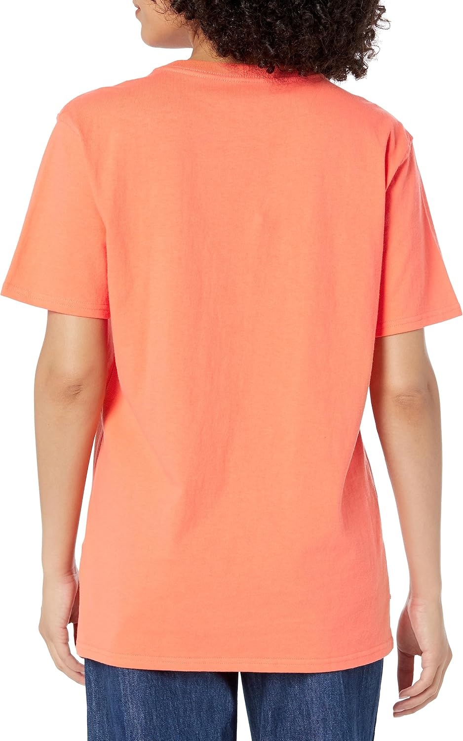image:imageCarhartt Womens Iconic WK87 Pocket TShirt CloseoutElectric Coral