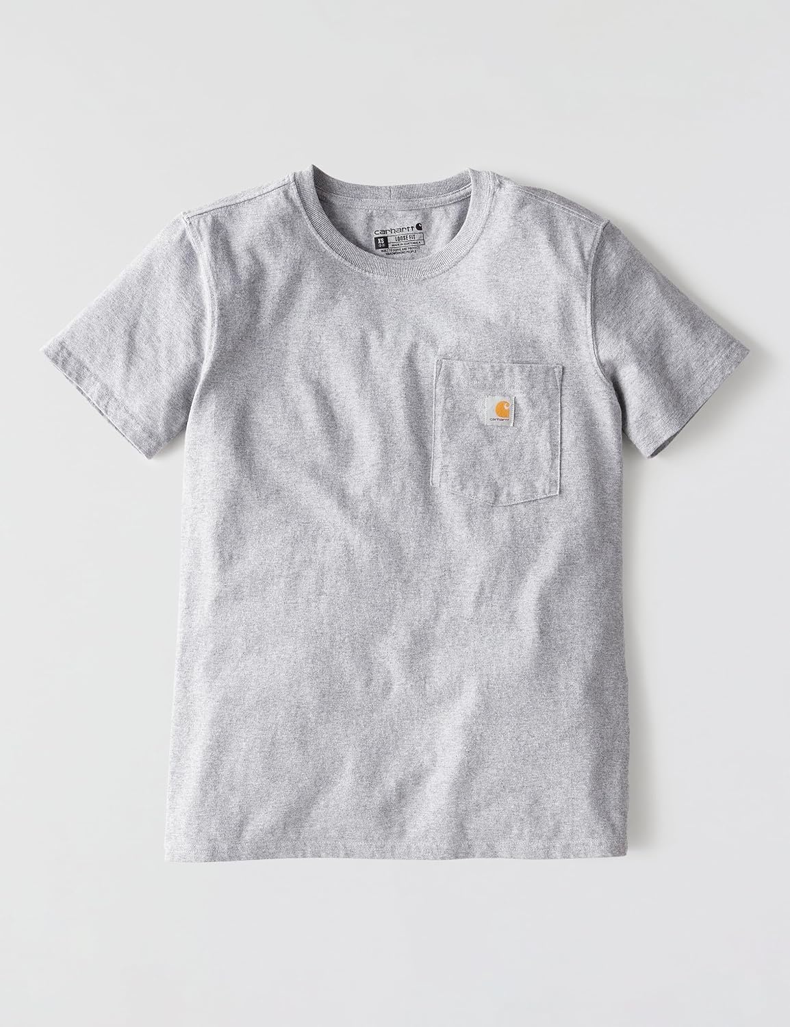 image:imageCarhartt Womens Iconic WK87 Pocket TShirt CloseoutHeather Gray