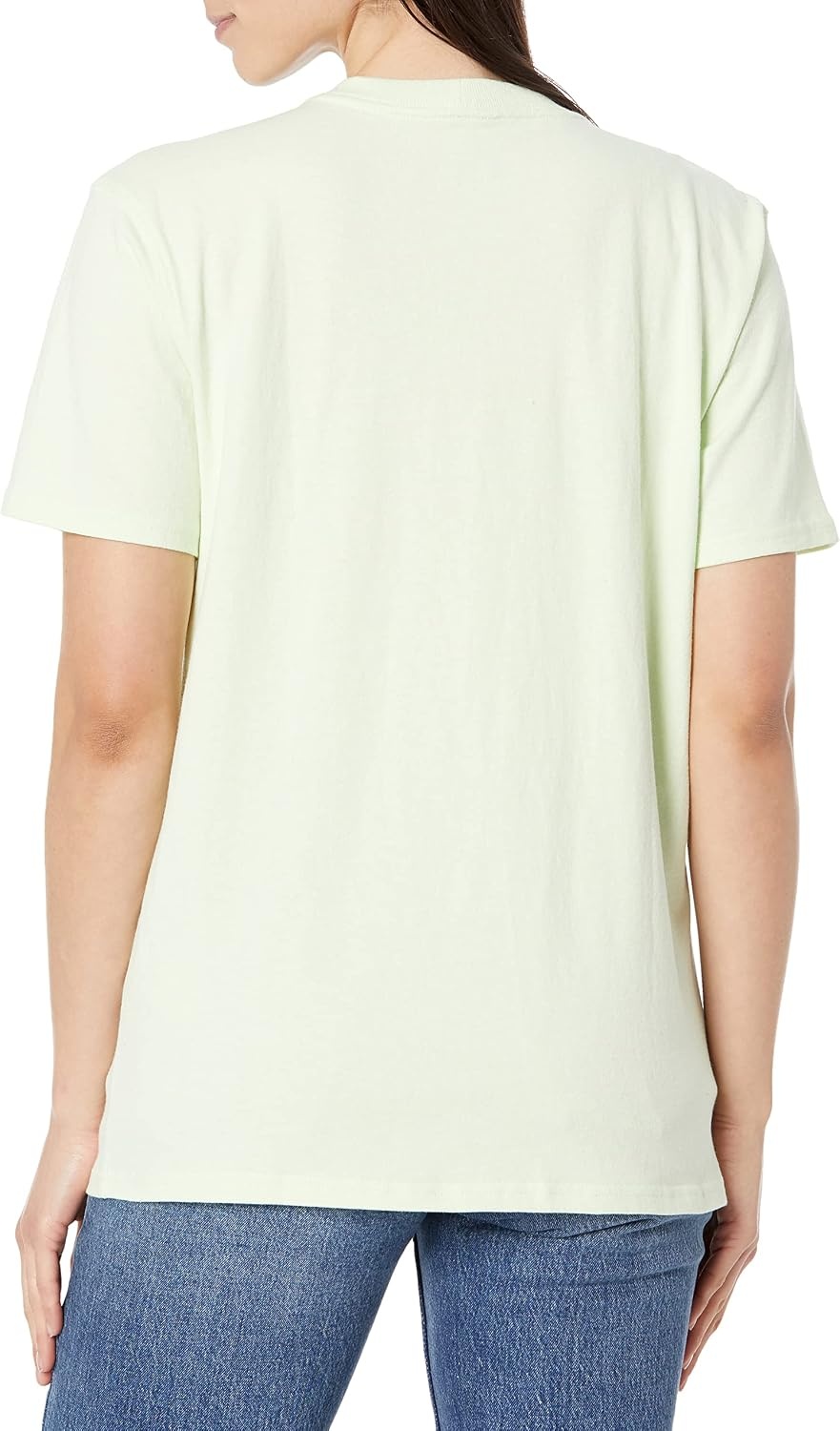image:imageCarhartt Womens Iconic WK87 Pocket TShirt CloseoutHint of Lime