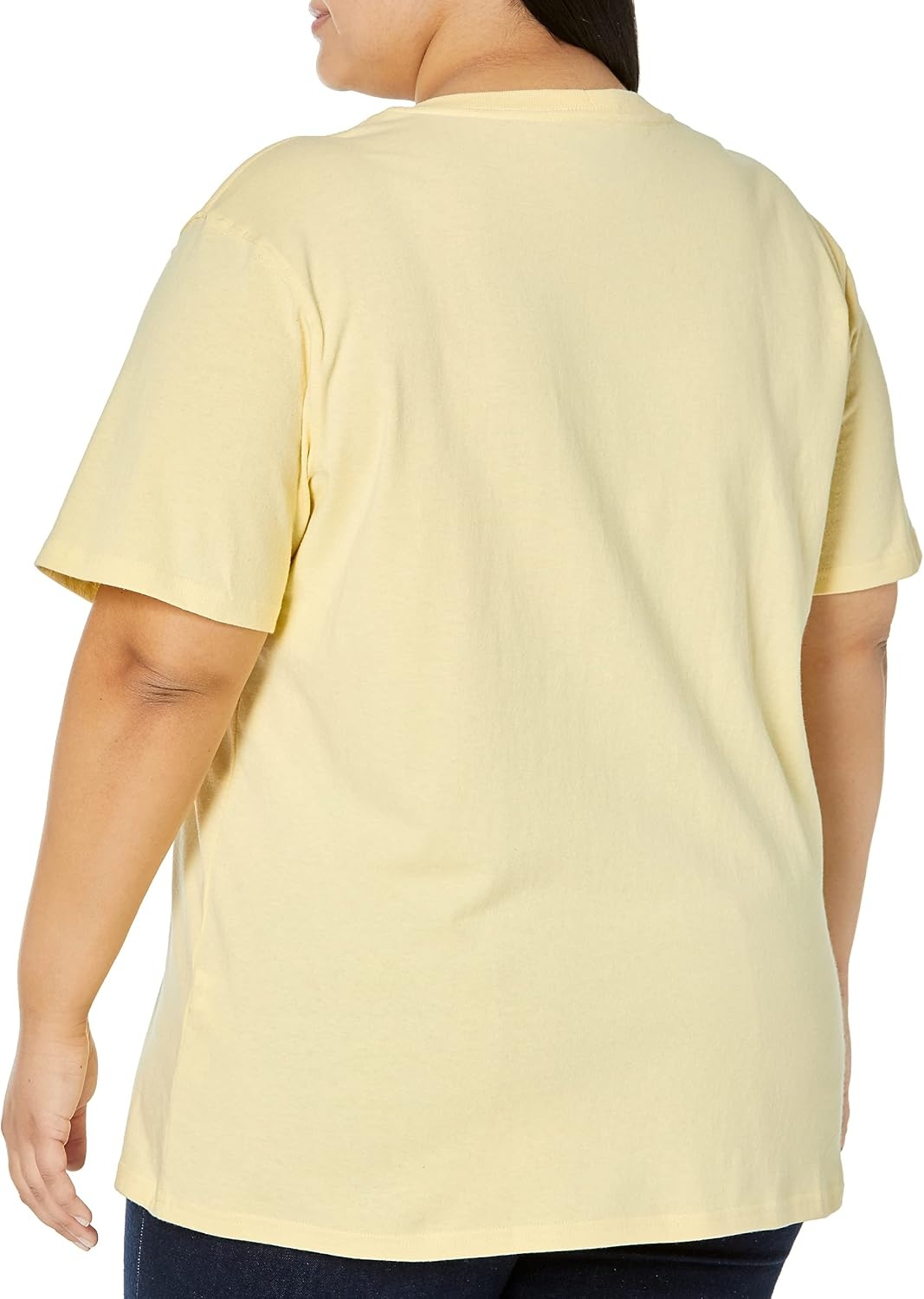 image:imageCarhartt Womens Iconic WK87 Pocket TShirt CloseoutPale Sun