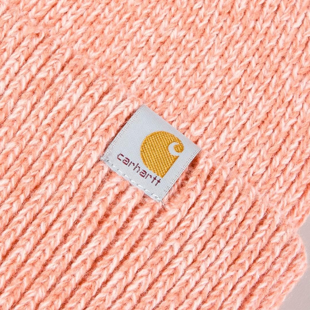 image:imageCarhartt Womens Knit PomPom Cuffed BeanieDusty Cedar