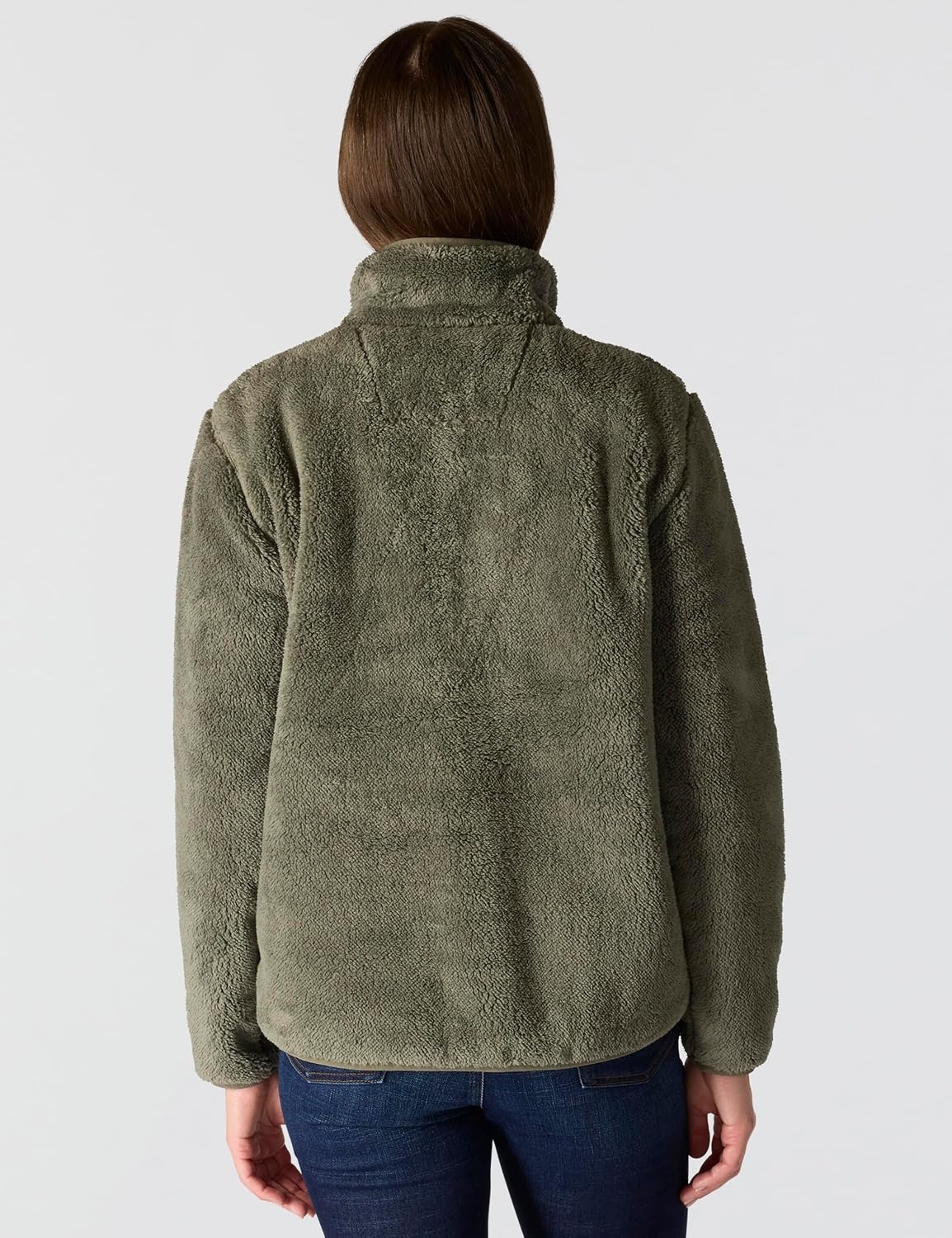 image:imageCarhartt Womens Loose Fit Fleece PulloverDusty Olive
