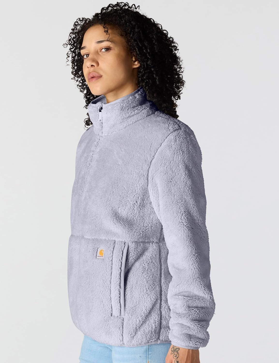 image:imageCarhartt Womens Loose Fit Fleece PulloverMica