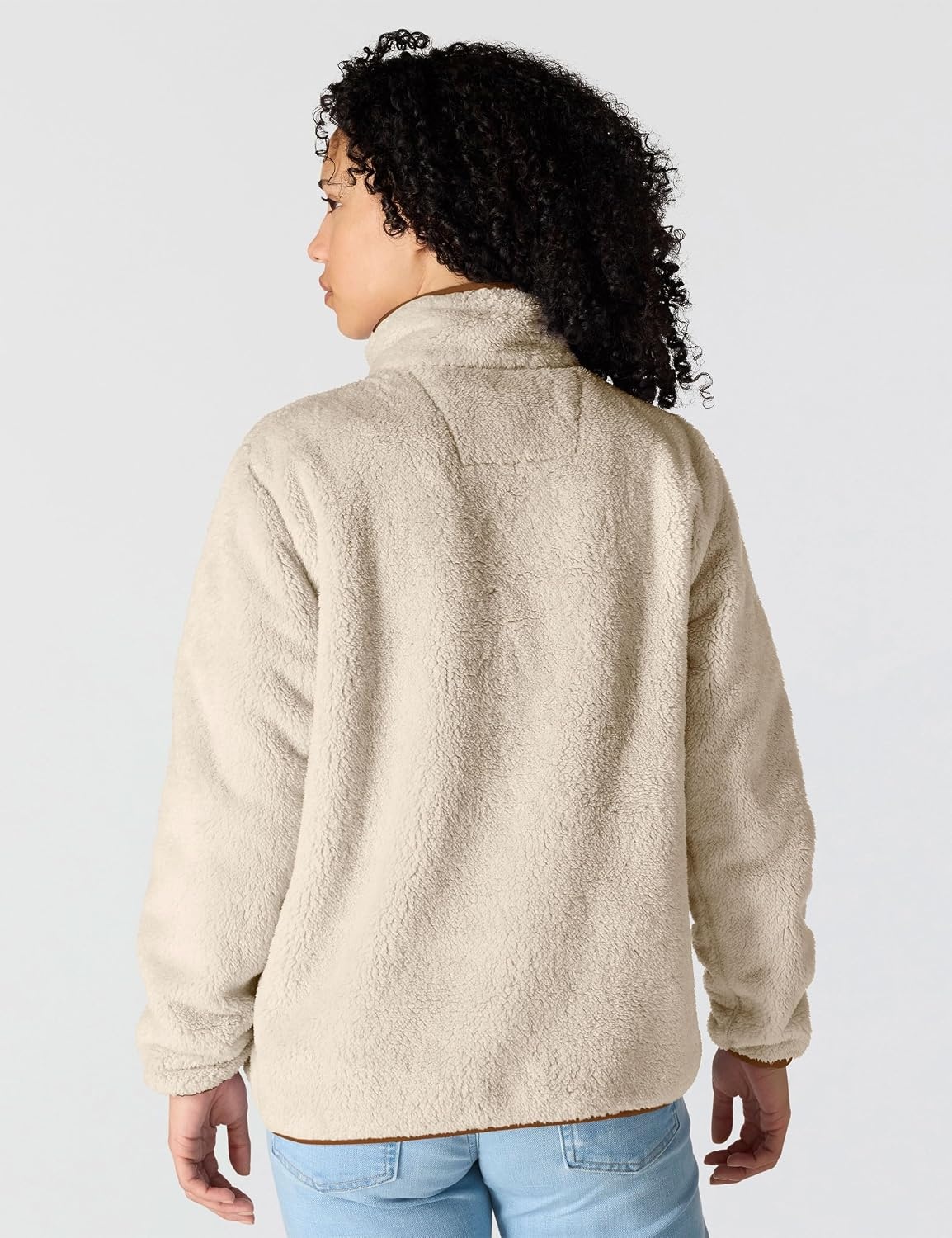 image:imageCarhartt Womens Loose Fit Fleece PulloverOat Milk