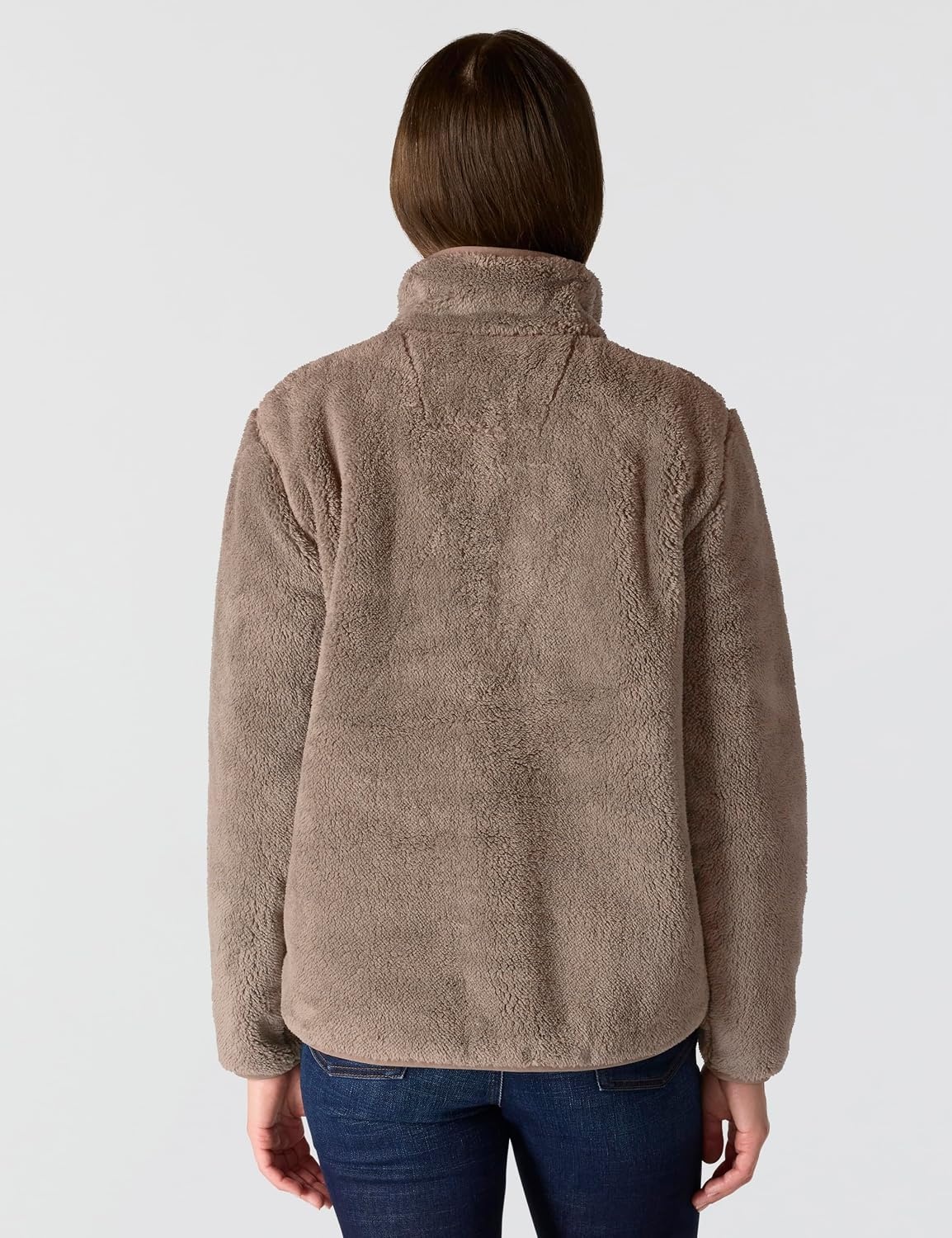 image:imageCarhartt Womens Loose Fit Fleece PulloverSoft Sepia