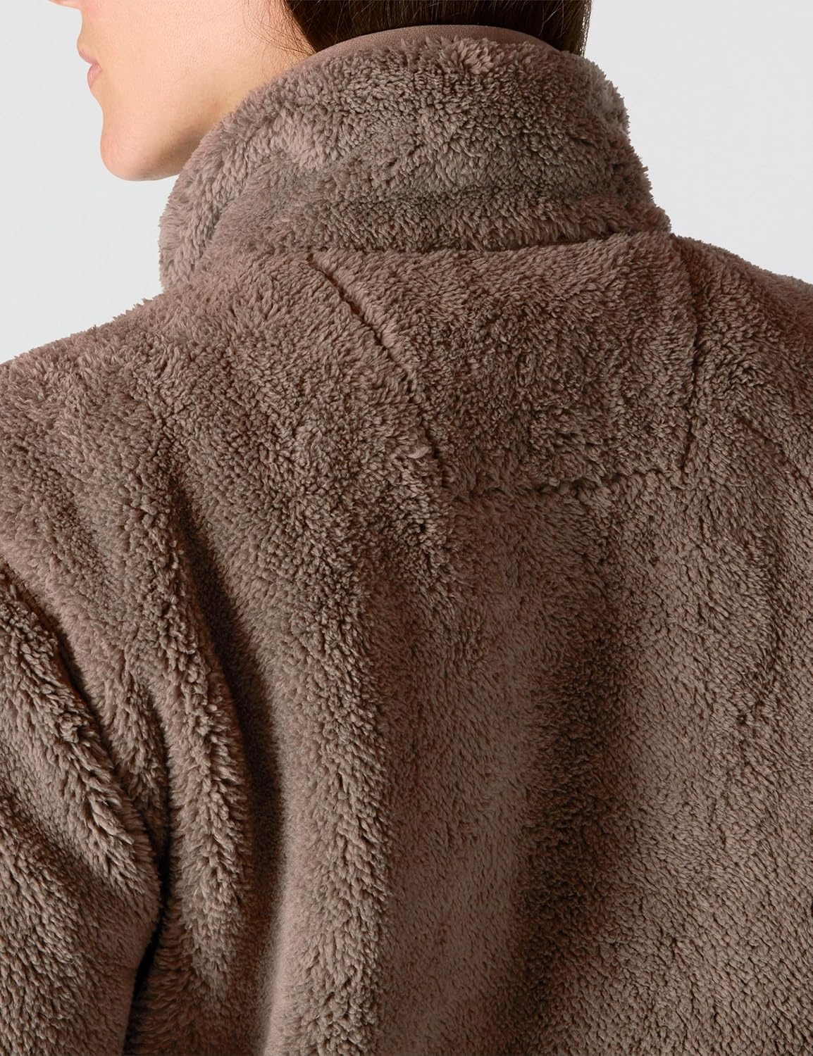 image:imageCarhartt Womens Loose Fit Fleece PulloverSoft Sepia