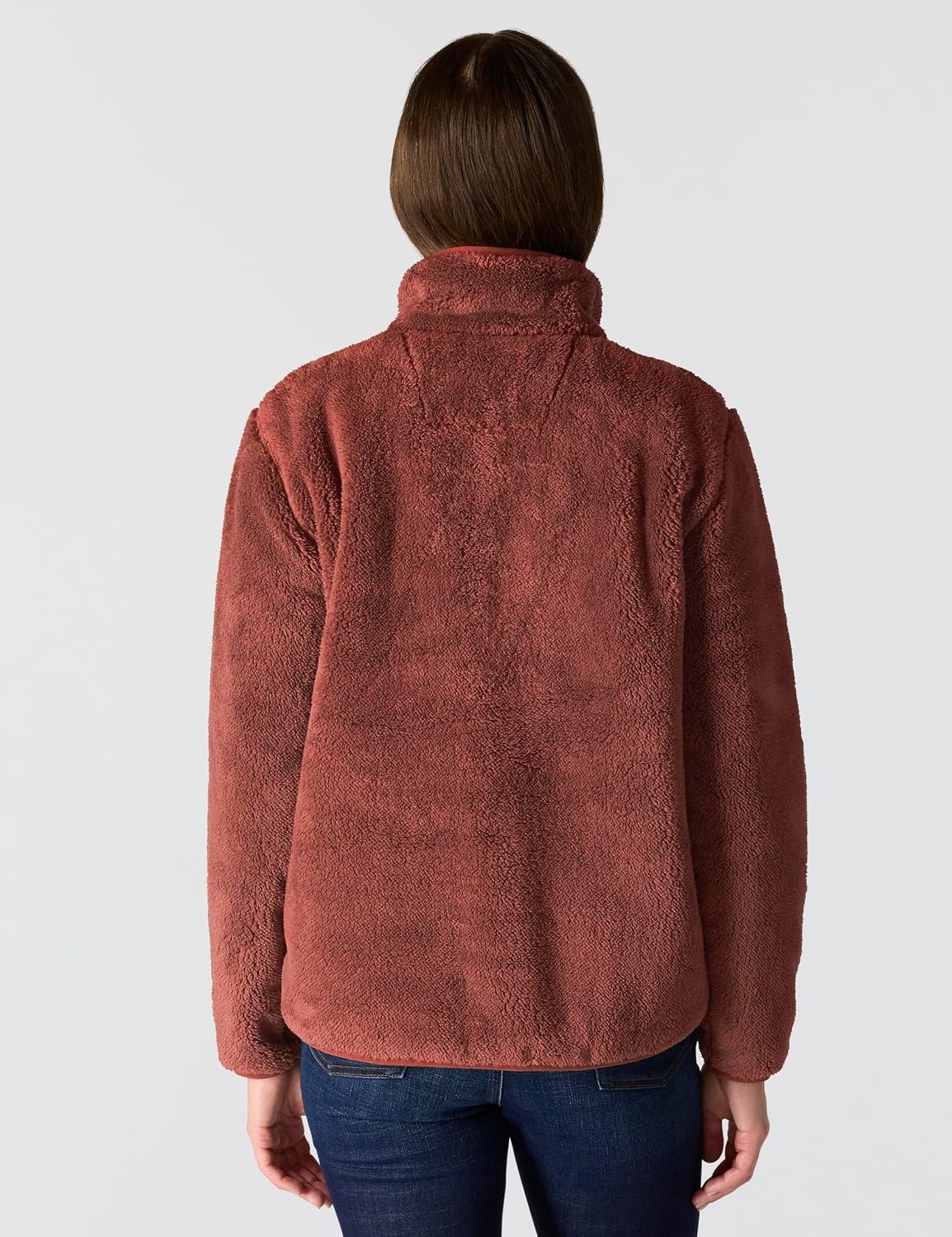 image:imageCarhartt Womens Loose Fit Fleece PulloverSpice Red