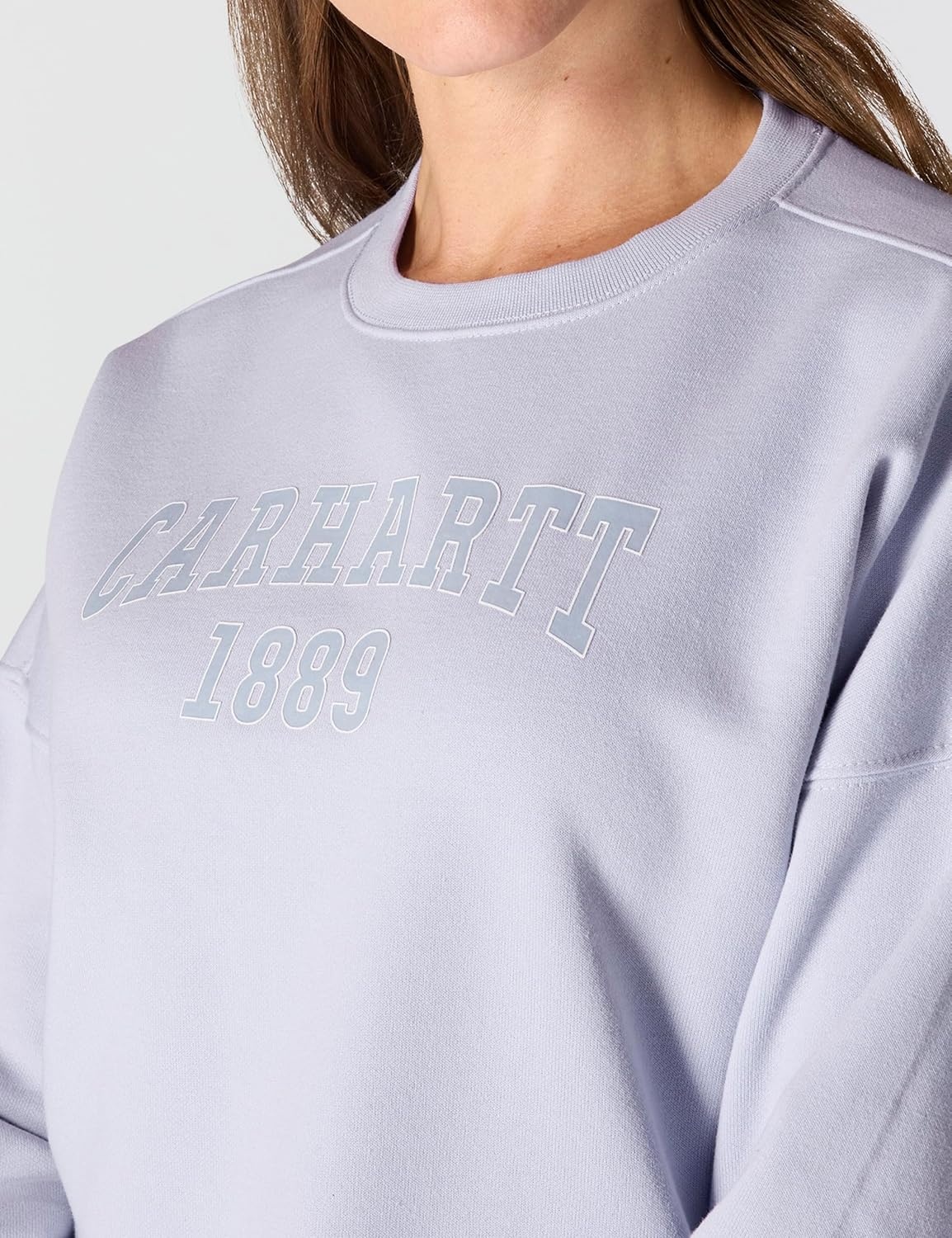 image:imageCarhartt Womens Loose Fit Midweight Carhartt Graphic SweatshirtMica