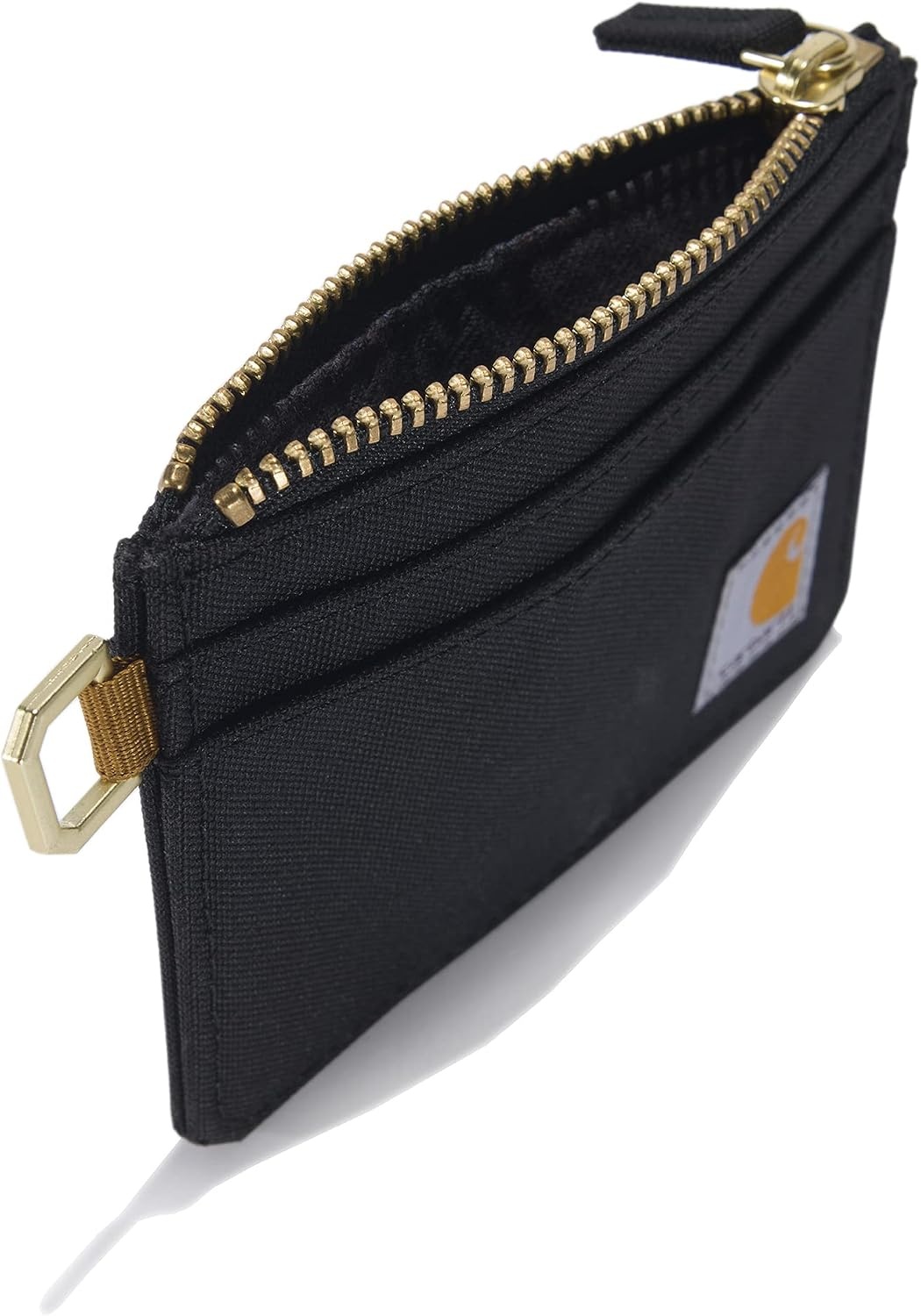 image:imageCarhartt Womens Nylon Duck Zippered Card Keeper WalletNylon Duck Zippered Black