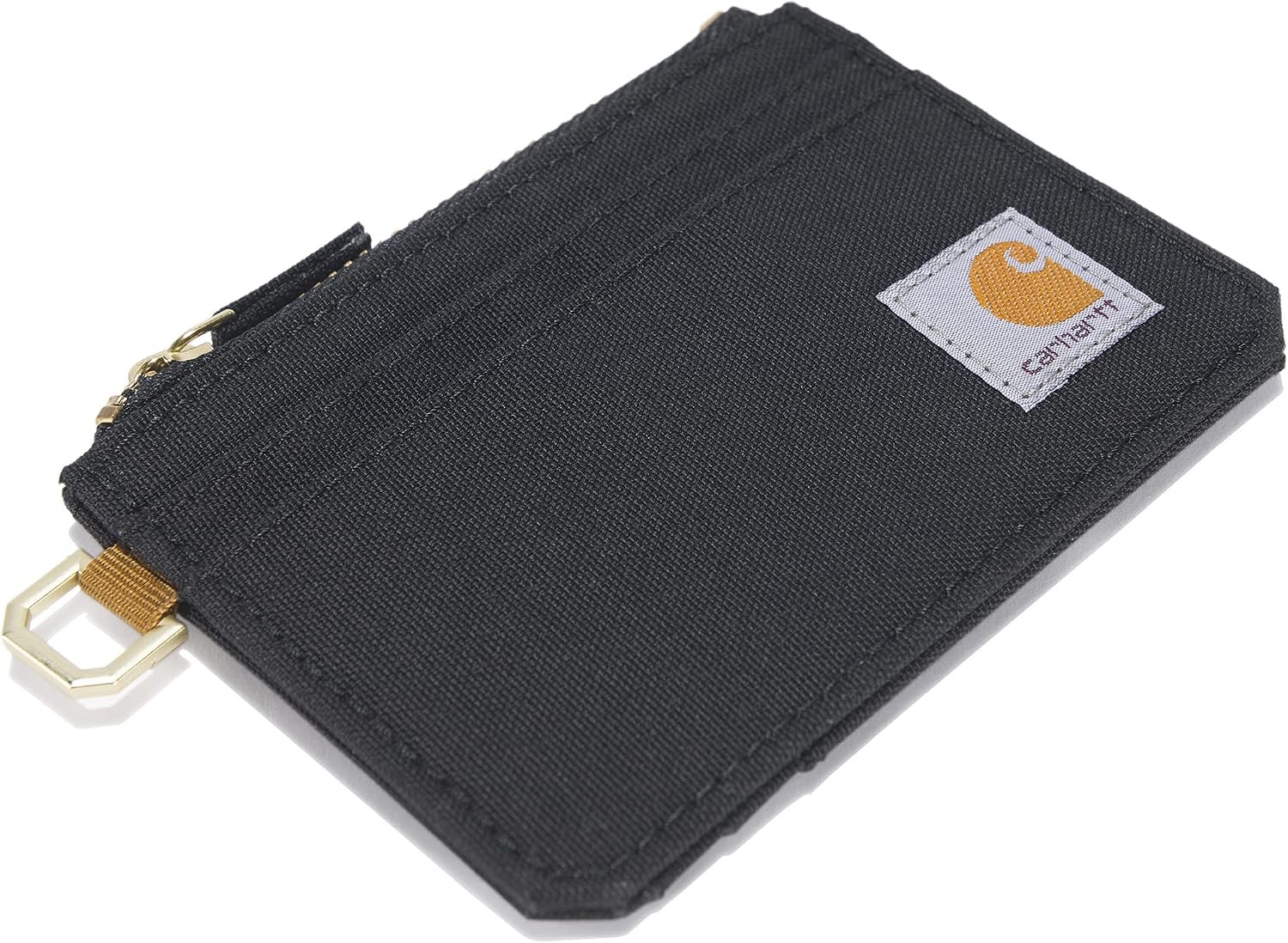 image:imageCarhartt Womens Nylon Duck Zippered Card Keeper WalletNylon Duck Zippered Black