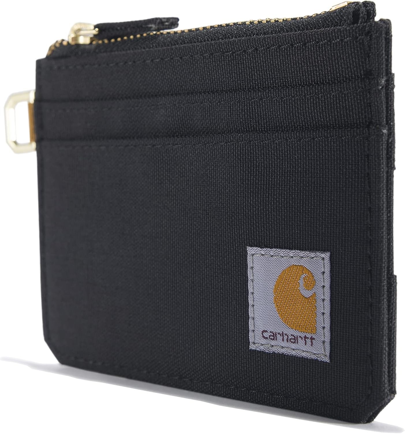 image:imageCarhartt Womens Nylon Duck Zippered Card Keeper WalletNylon Duck Zippered Black