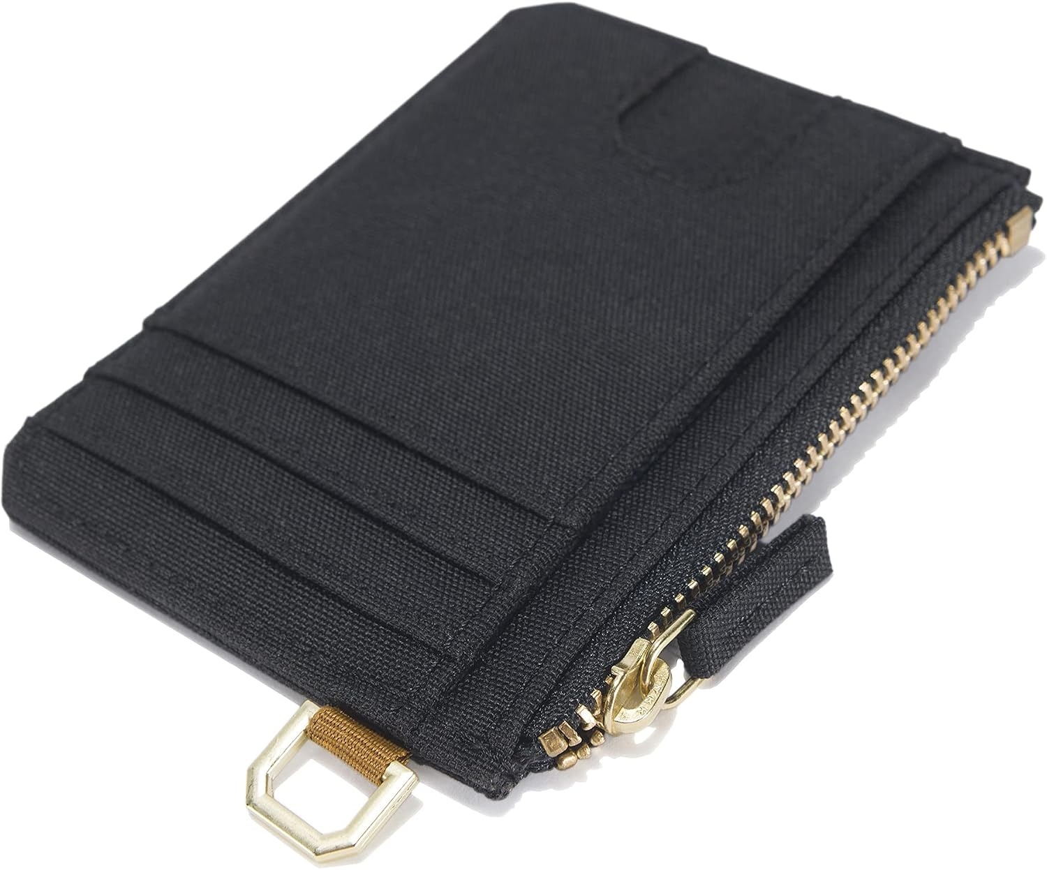 image:imageCarhartt Womens Nylon Duck Zippered Card Keeper WalletNylon Duck Zippered Black