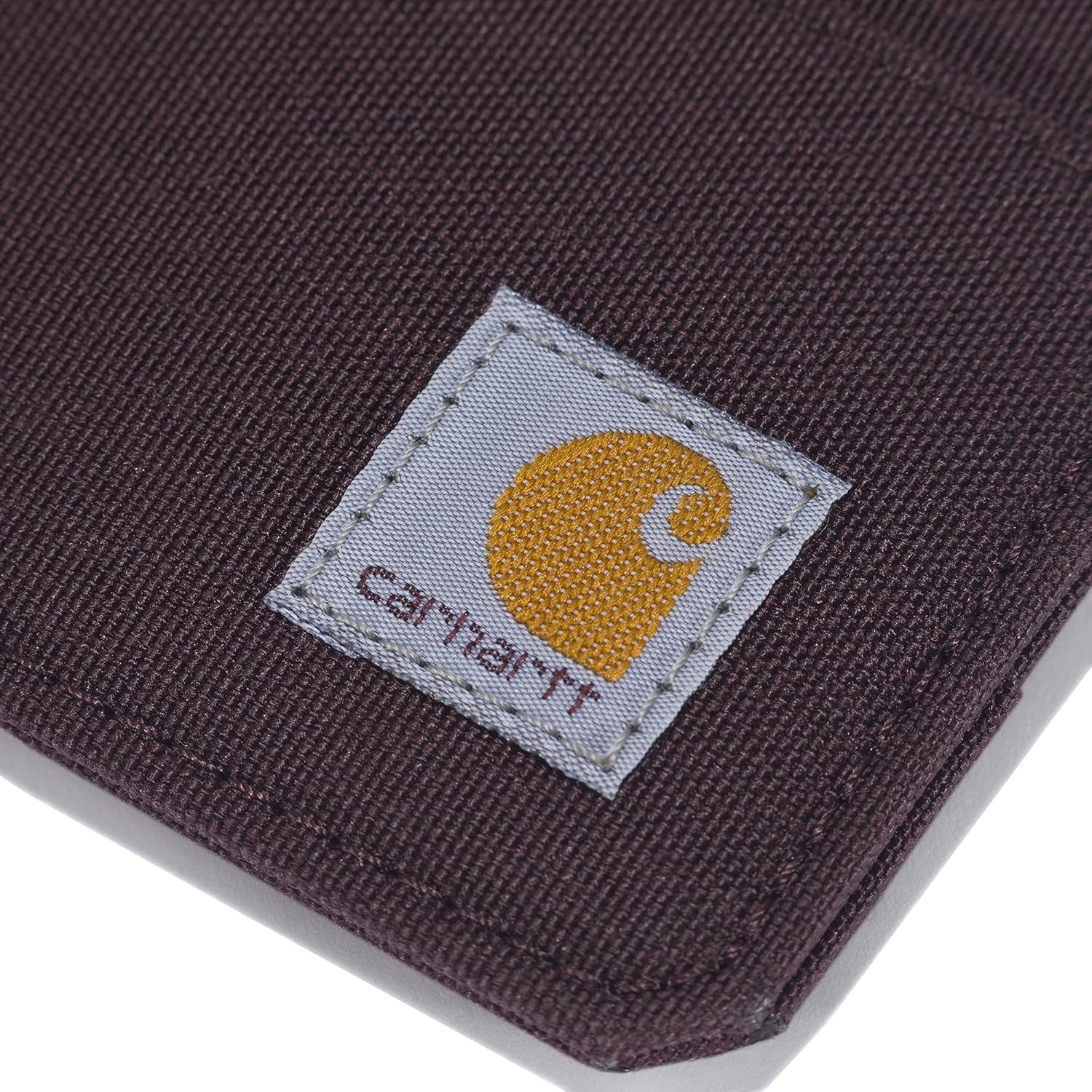 image:imageCarhartt Womens Nylon Duck Zippered Card Keeper WalletNylon Duck Zippered Deep Wine