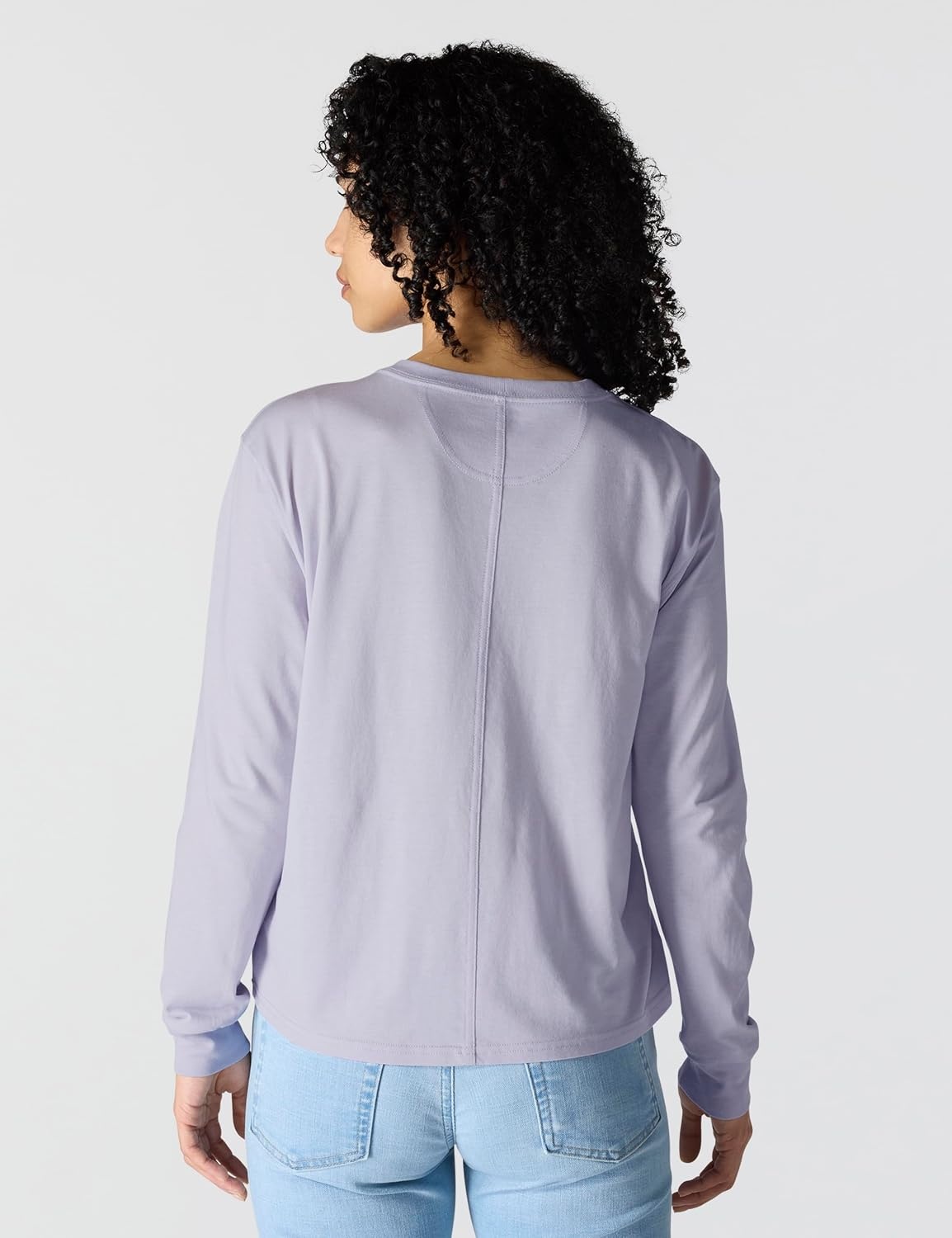 image:imageCarhartt Womens Tencel Fiber Series Loose Fit LongSleeve Pocket TShirtMica