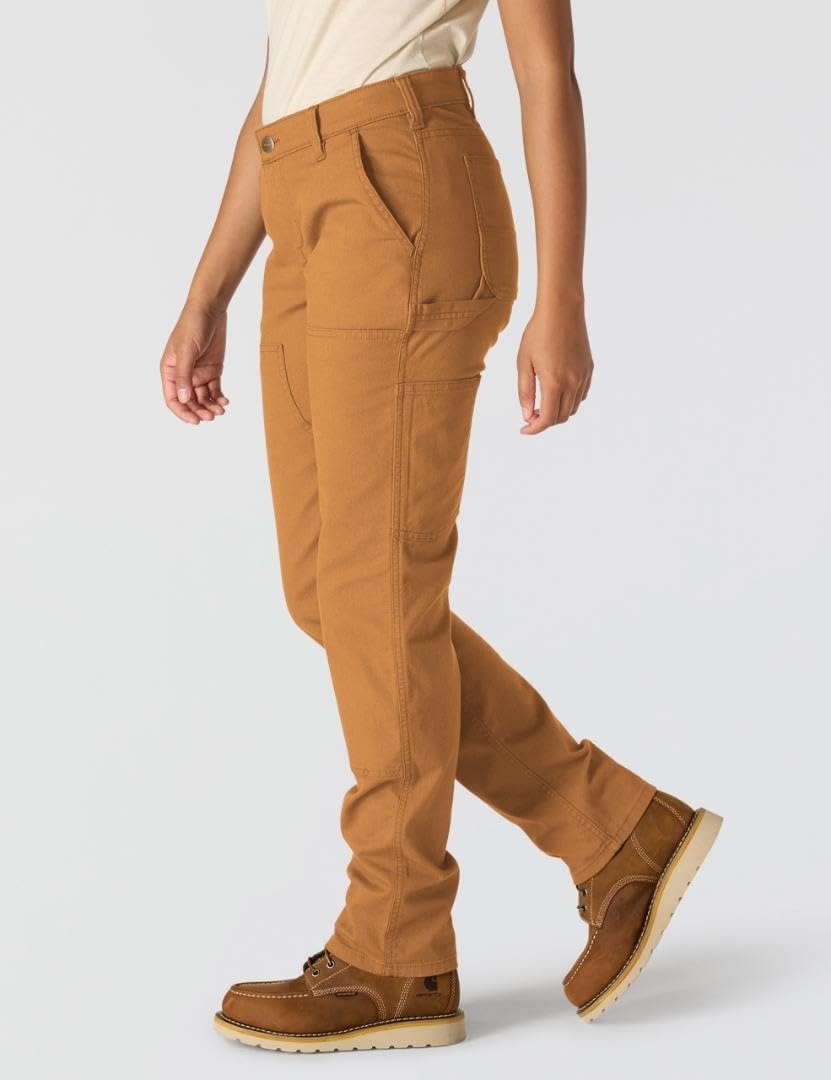 image:imageCarhartt Womens The Essential Ashland DoubleFront PantCarhartt Brown