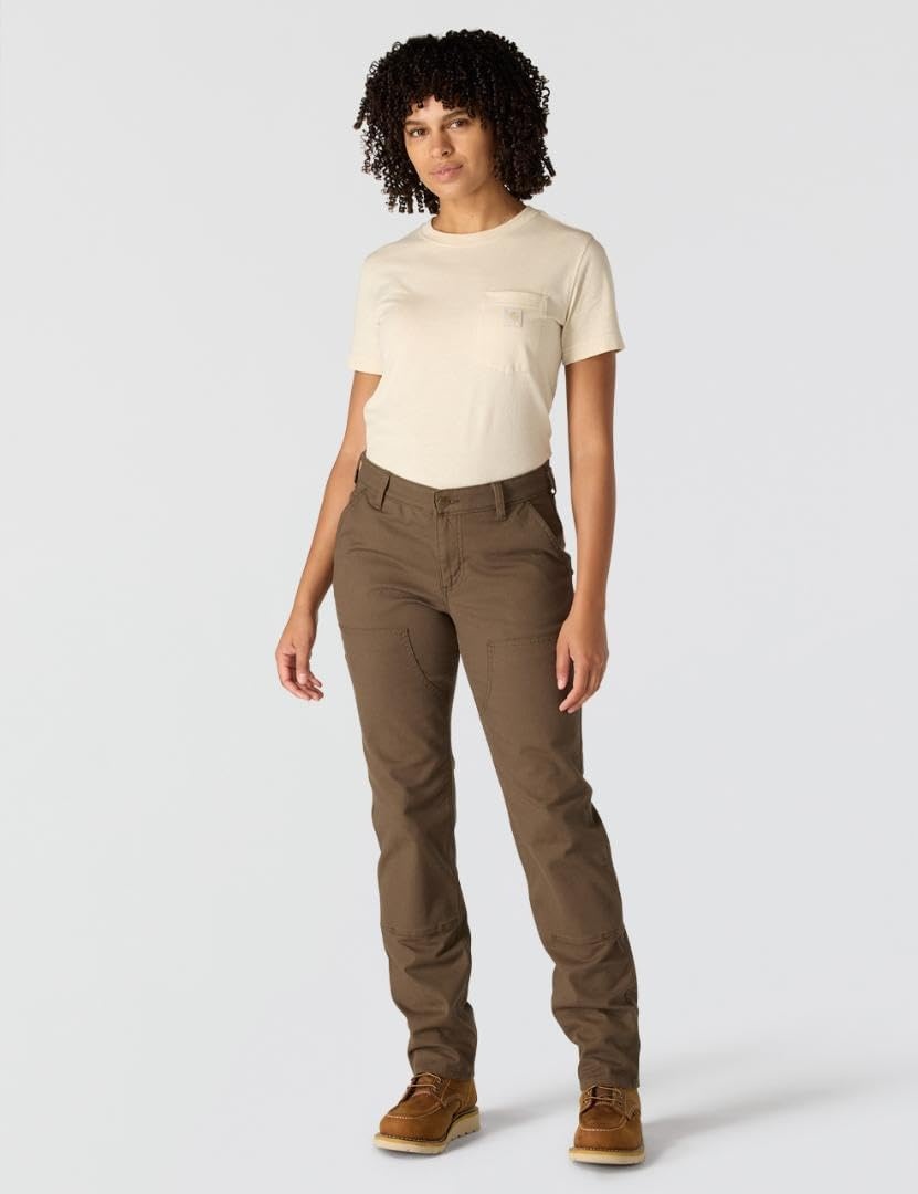image:imageCarhartt Womens The Essential Ashland DoubleFront PantTarmac
