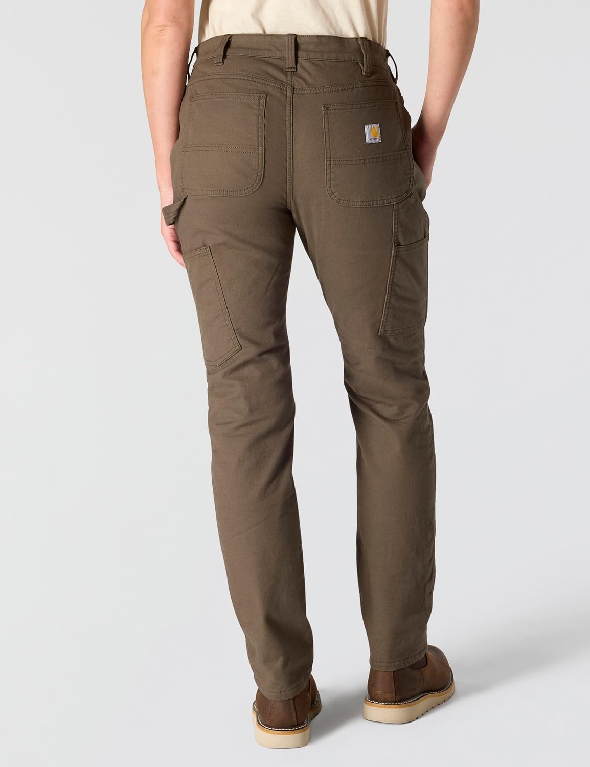 image:imageCarhartt Womens The Essential Lined Canvas PantTarmac