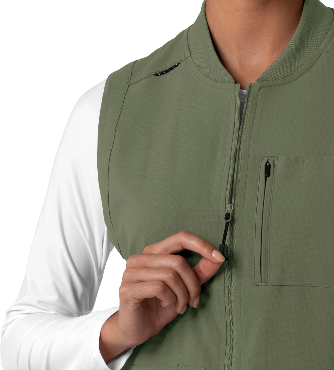 image:imageCarhartt Womens Womens Lightweight Scrub VestOlive
