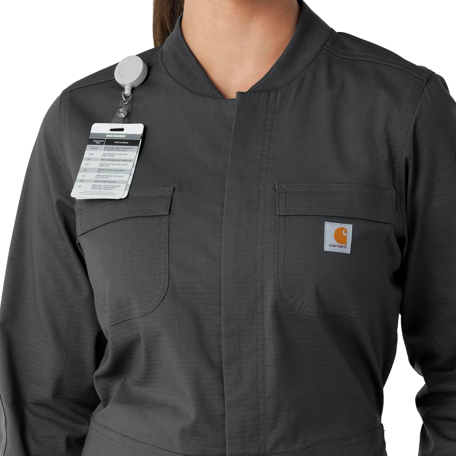 image:imageCarhartt Womens Womens Ripstop CoverallPewter